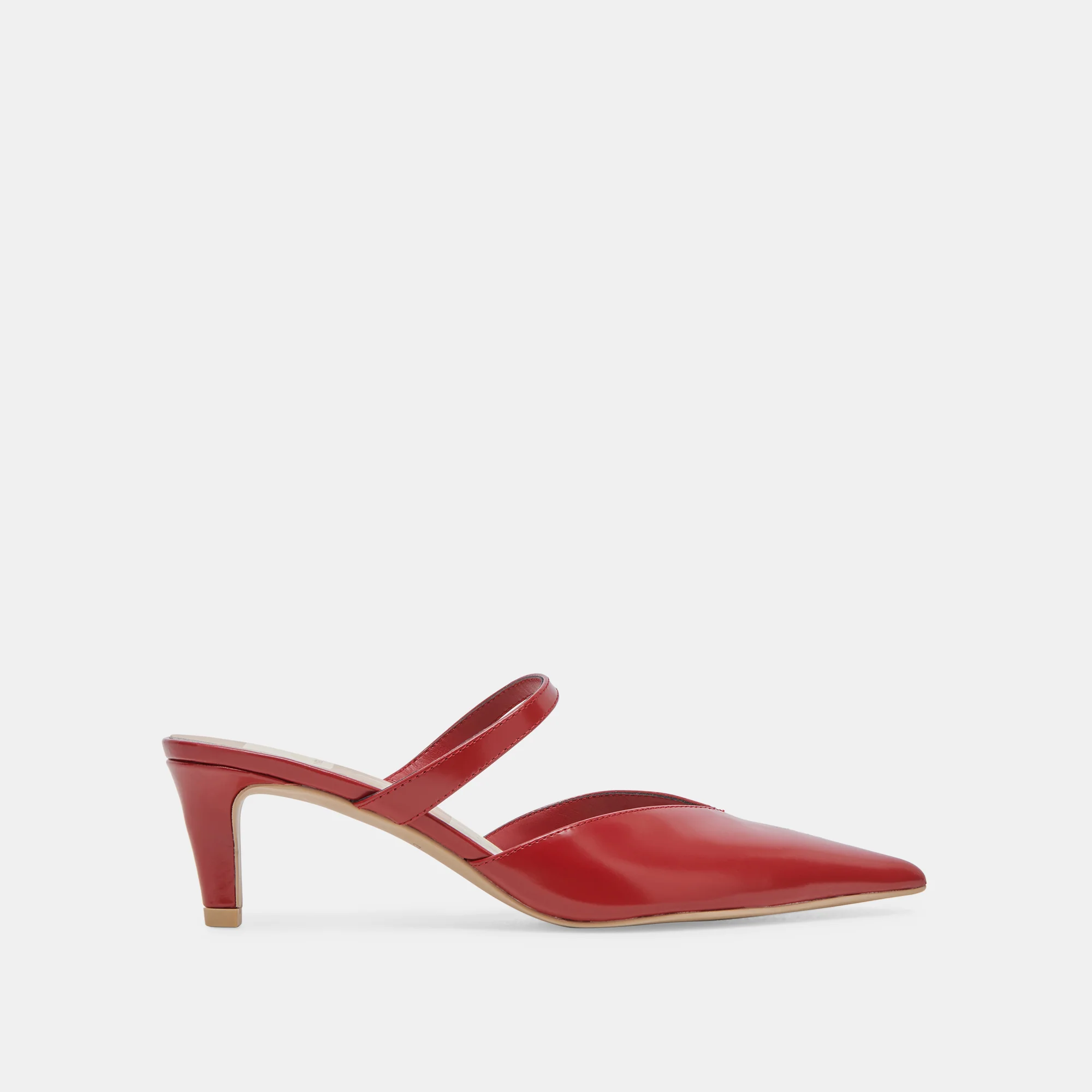 KANIKA MID HEELS RED CRINKLE PATENT 1 KANIKA MID HEELS RED CRINKLE PATENT