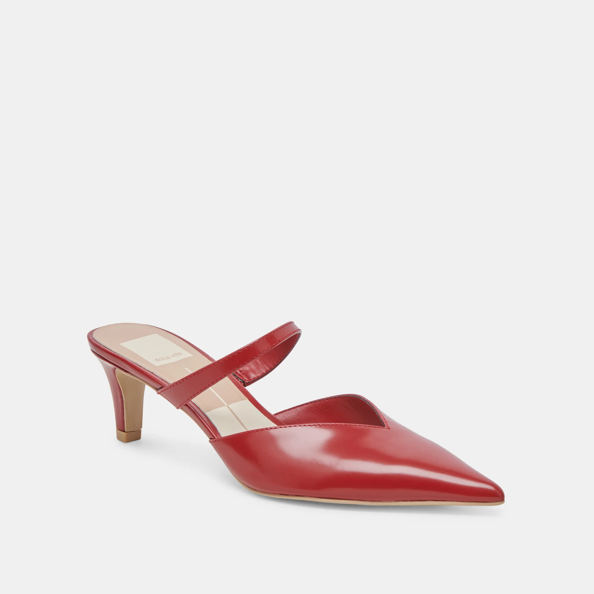 KANIKA MID HEELS RED CRINKLE PATENT 15 KANIKA MID HEELS RED CRINKLE PATENT