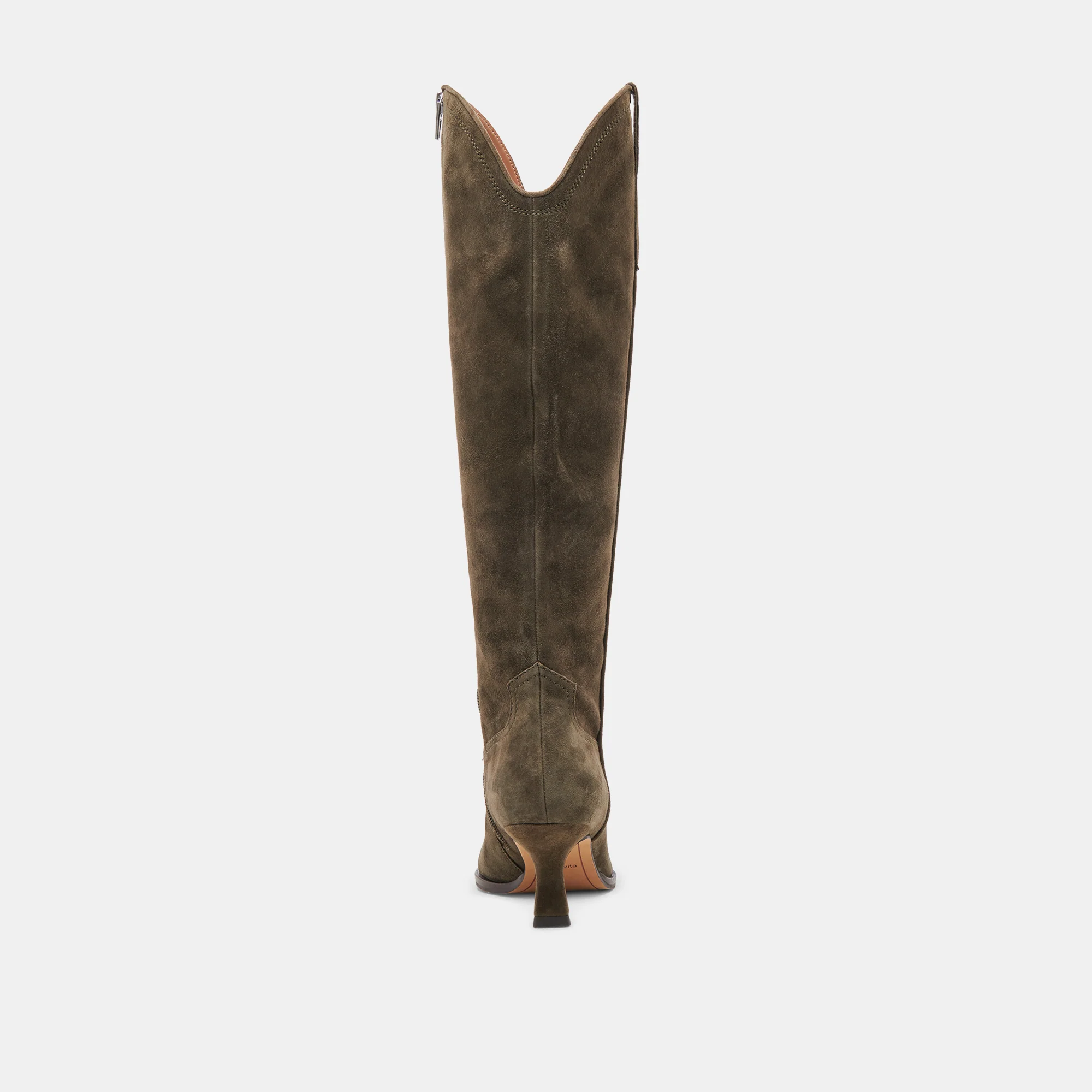 ARIANA WIDE CALF BOOTS ARMY SUEDE 26 ARIANA WIDE CALF BOOTS ARMY SUEDE