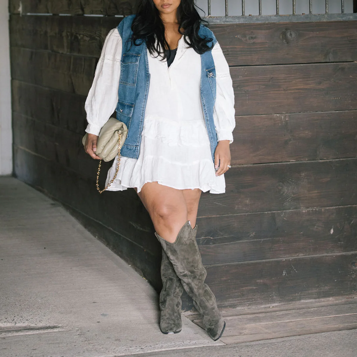 ARIANA WIDE CALF BOOTS ARMY SUEDE 18 ARIANA WIDE CALF BOOTS ARMY SUEDE