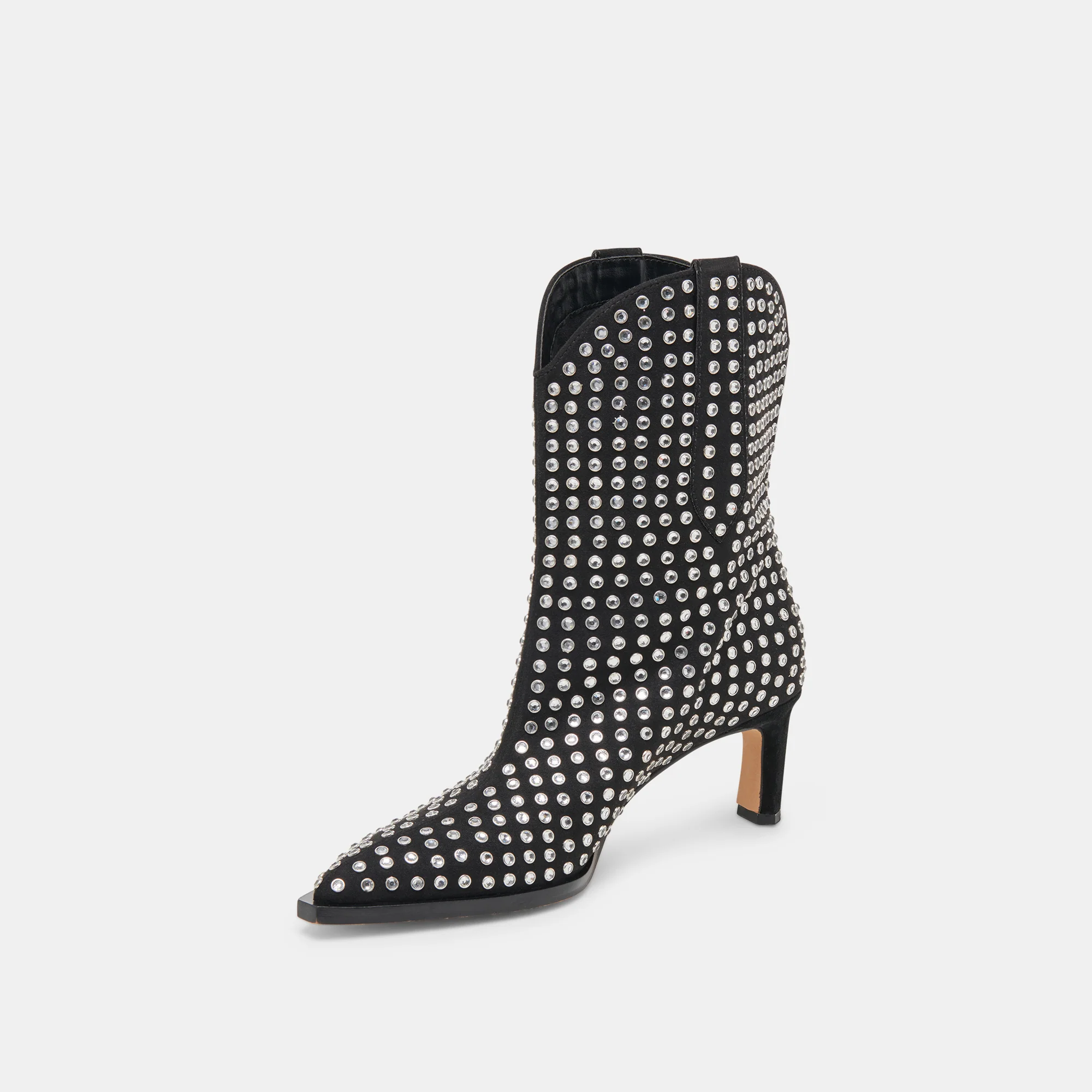 ANZEL CRYSTAL STUD BOOTIES BLACK CRYSTAL 19 ANZEL CRYSTAL STUD BOOTIES BLACK CRYSTAL