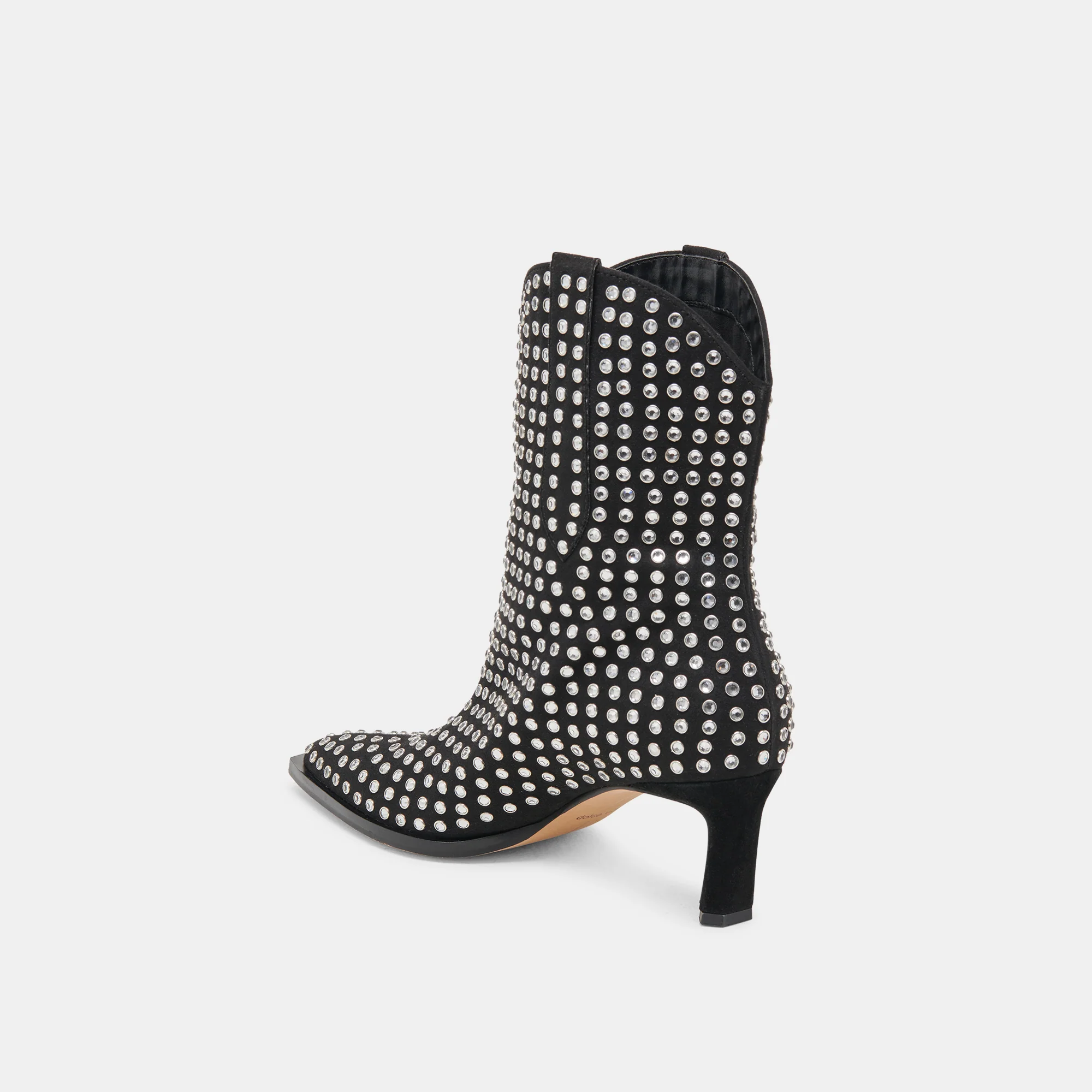 ANZEL CRYSTAL STUD BOOTIES BLACK CRYSTAL 21 ANZEL CRYSTAL STUD BOOTIES BLACK CRYSTAL