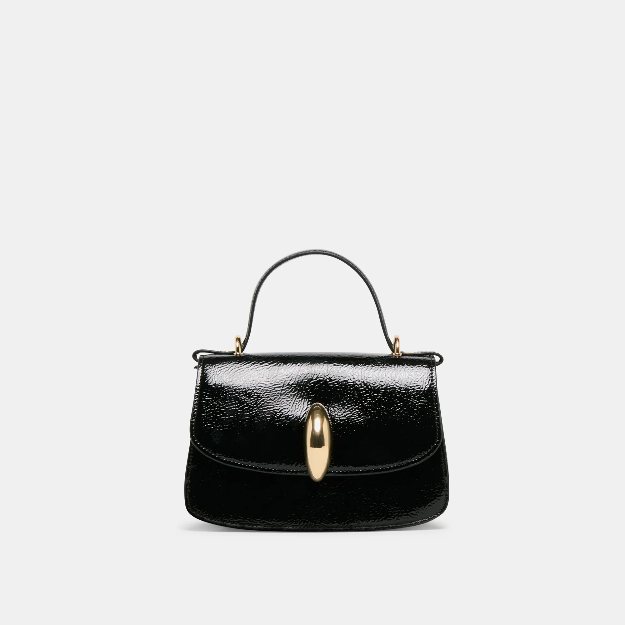 LUCIA CROSSBODY BLACK CRACKLED STELLA 1 LUCIA CROSSBODY BLACK CRACKLED STELLA
