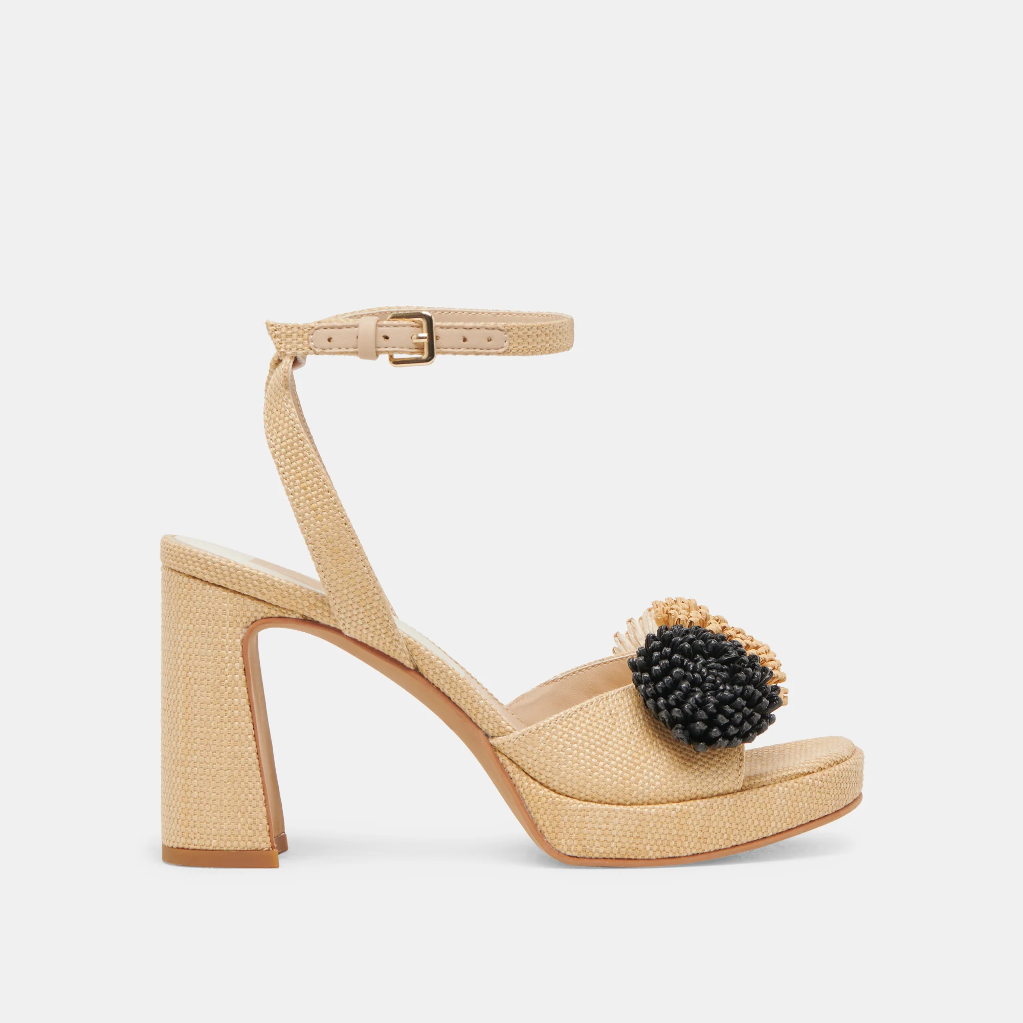 OLIVEA HEELS BLACK NATURAL RAFFIA 1 OLIVEA HEELS BLACK NATURAL RAFFIA