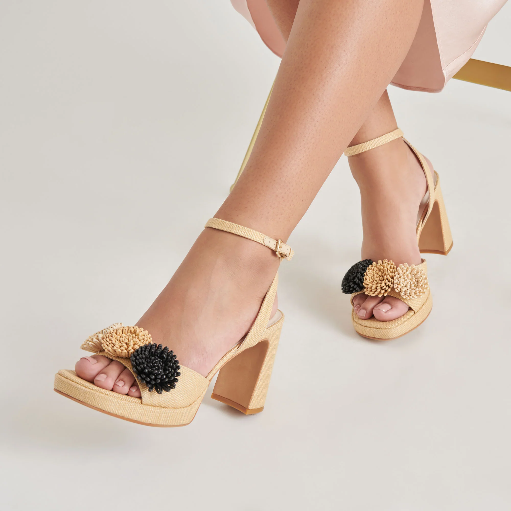 OLIVEA HEELS BLACK NATURAL RAFFIA 13 OLIVEA HEELS BLACK NATURAL RAFFIA