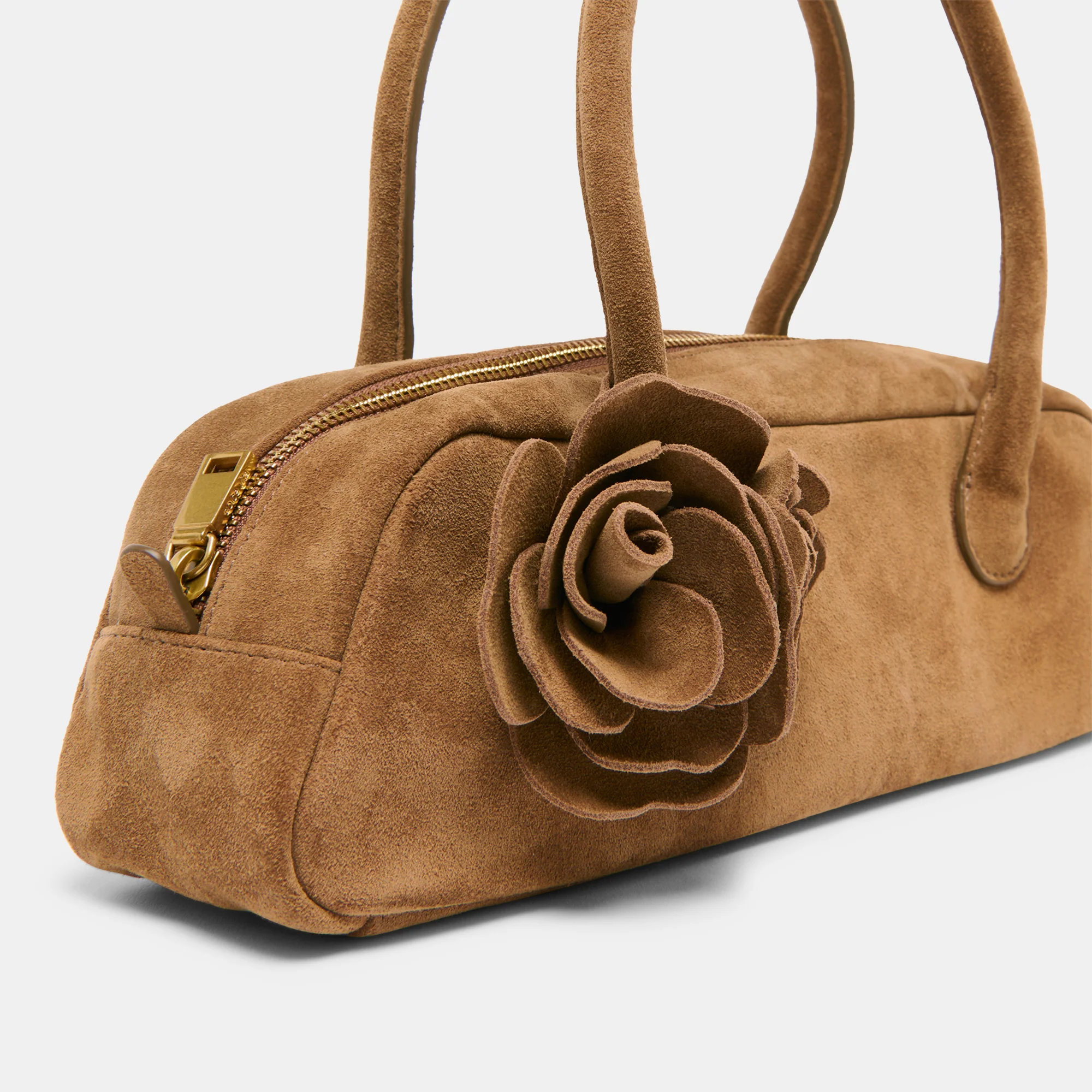 BORACAY SHOULDER BAG BROWN SUEDE 7 BORACAY SHOULDER BAG BROWN SUEDE