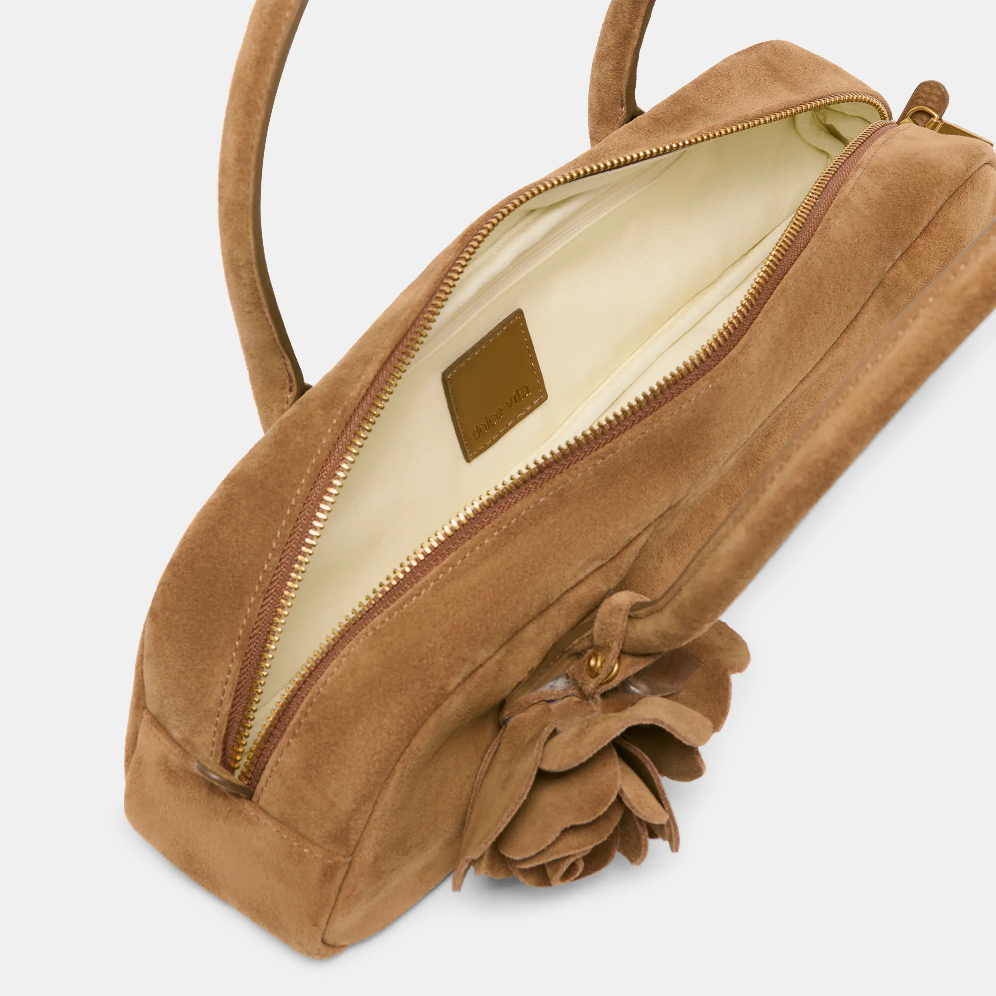 BORACAY SHOULDER BAG BROWN SUEDE 8 BORACAY SHOULDER BAG BROWN SUEDE