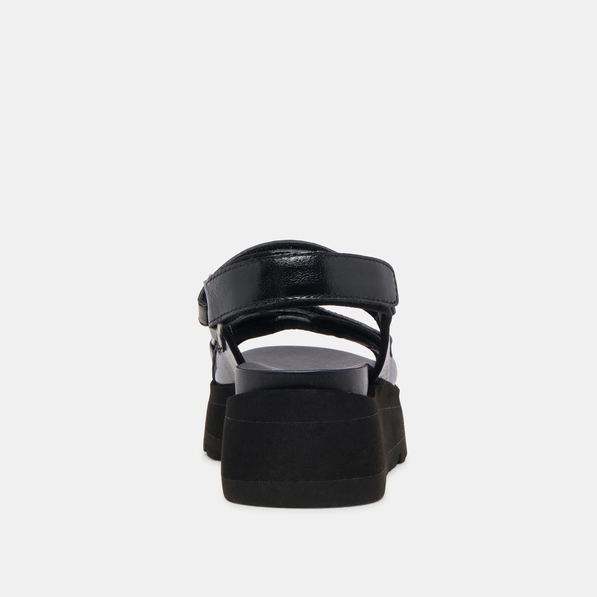 DUBAI SANDALS MIDNIGHT CRINKLE PATENT - re:vita 16 DUBAI SANDALS MIDNIGHT CRINKLE PATENT - re:vita