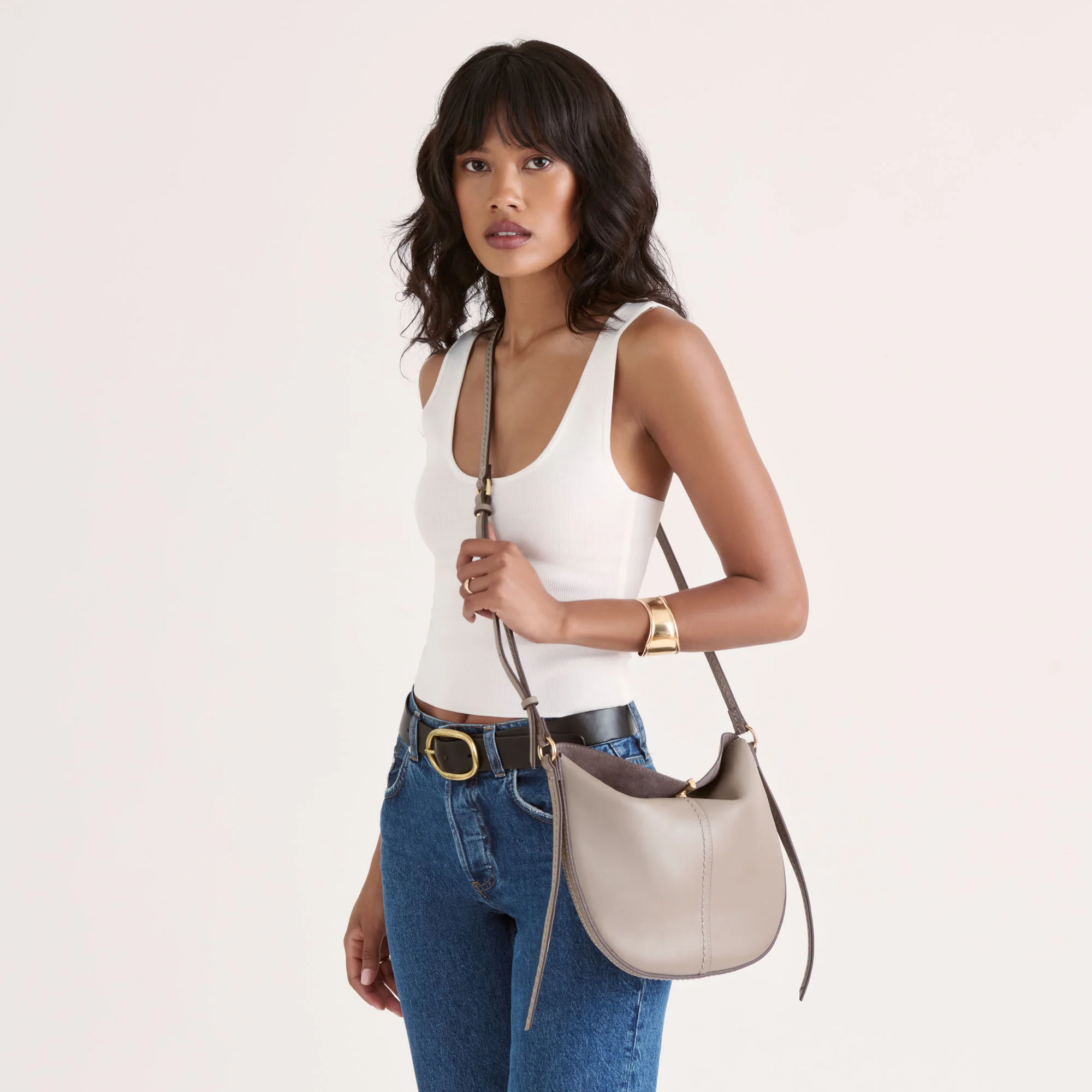 BURANO CROSSBODY GREY LEATHER 12 BURANO CROSSBODY GREY LEATHER