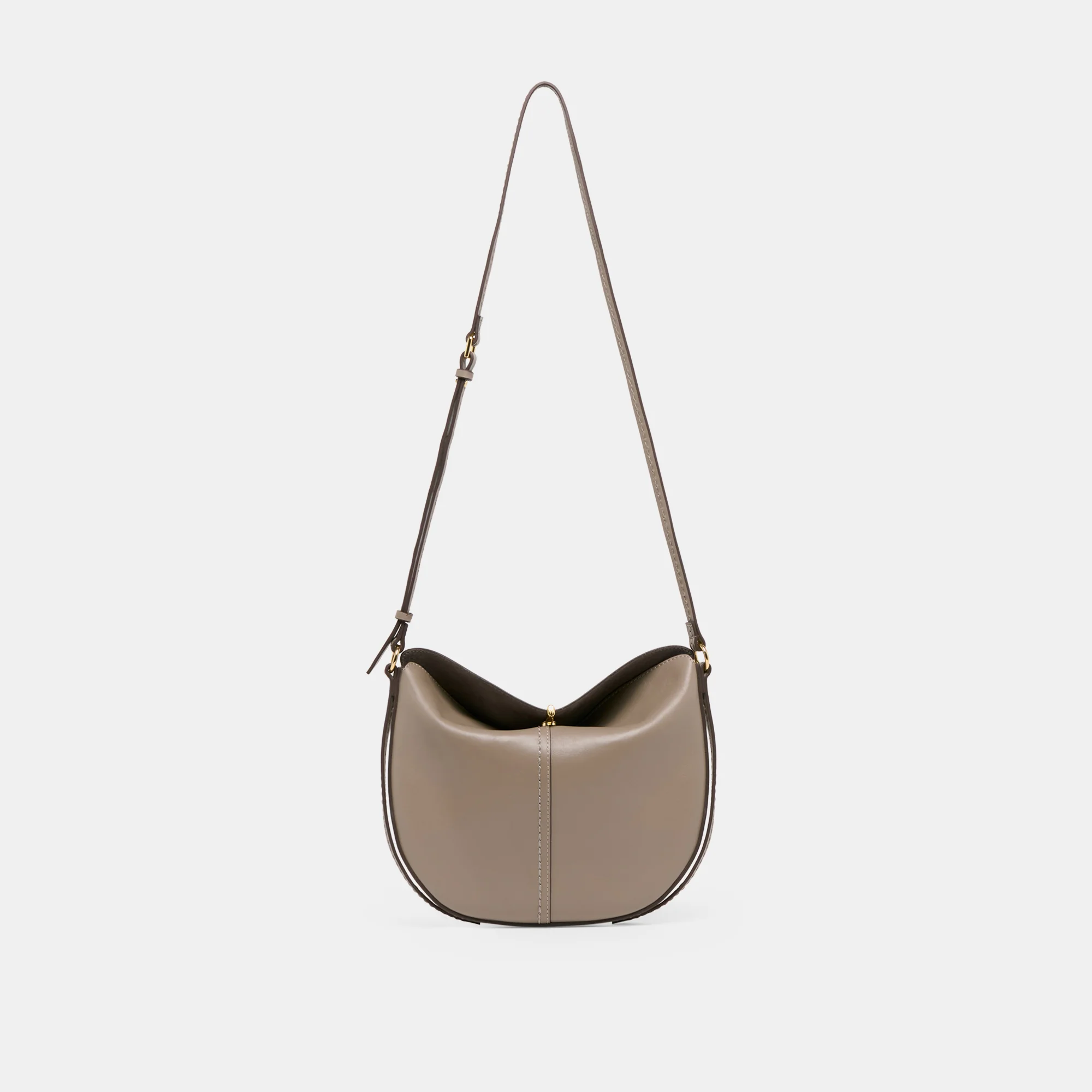BURANO CROSSBODY GREY LEATHER 13 BURANO CROSSBODY GREY LEATHER