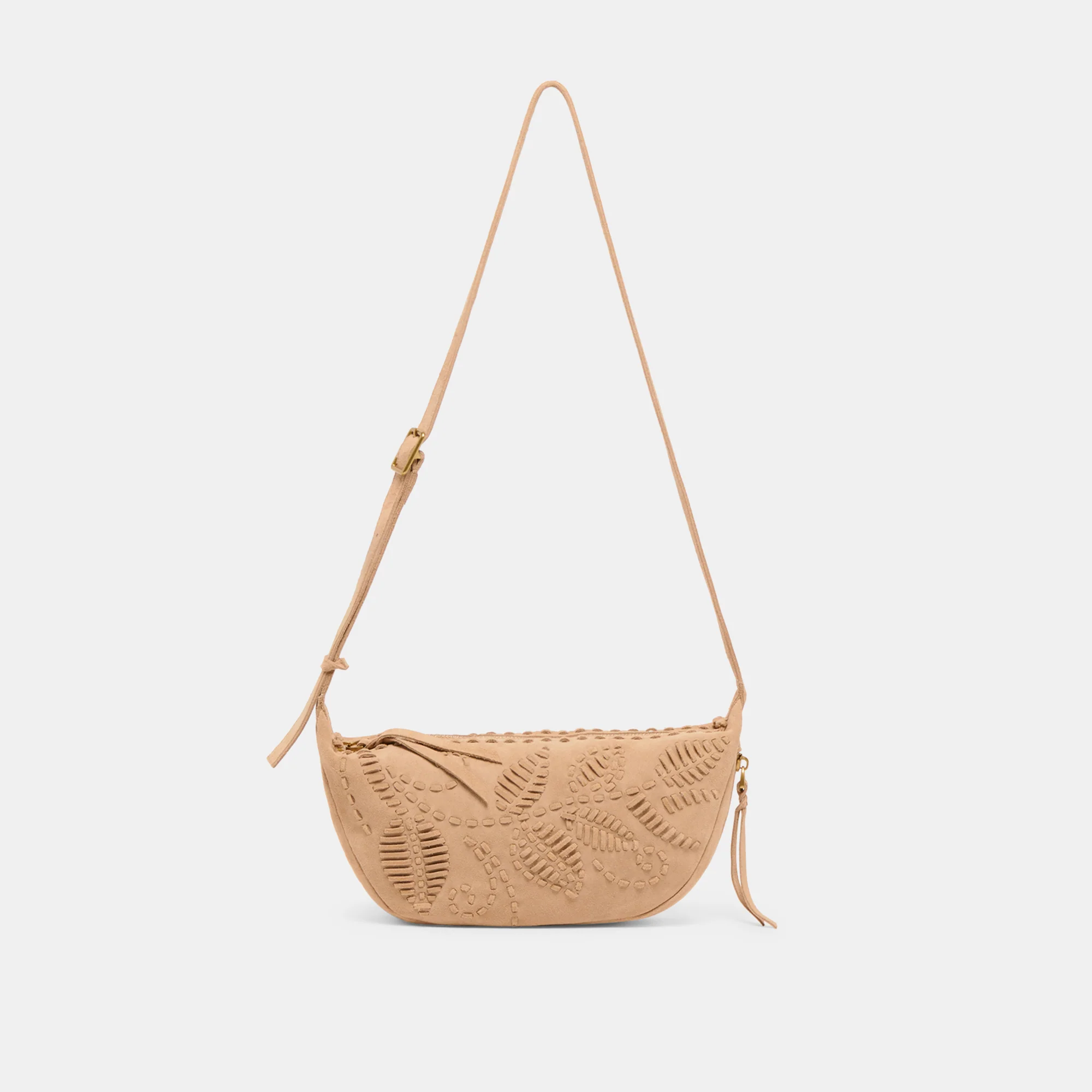 LIPARI CROSSBODY BEIGE SUEDE 1 LIPARI CROSSBODY BEIGE SUEDE