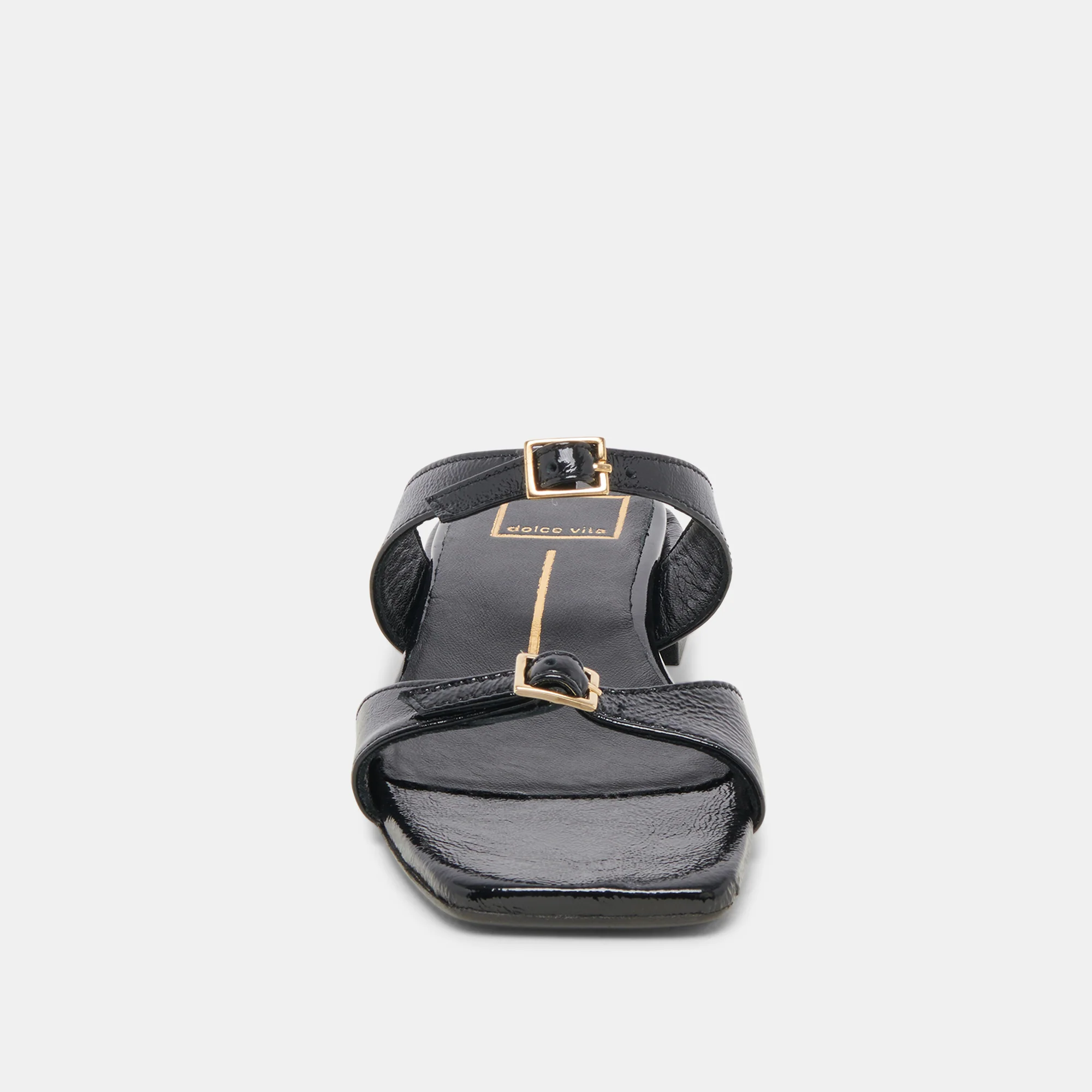 LAVERN SANDALS MIDNIGHT CRINKLE PATENT 25 LAVERN SANDALS MIDNIGHT CRINKLE PATENT