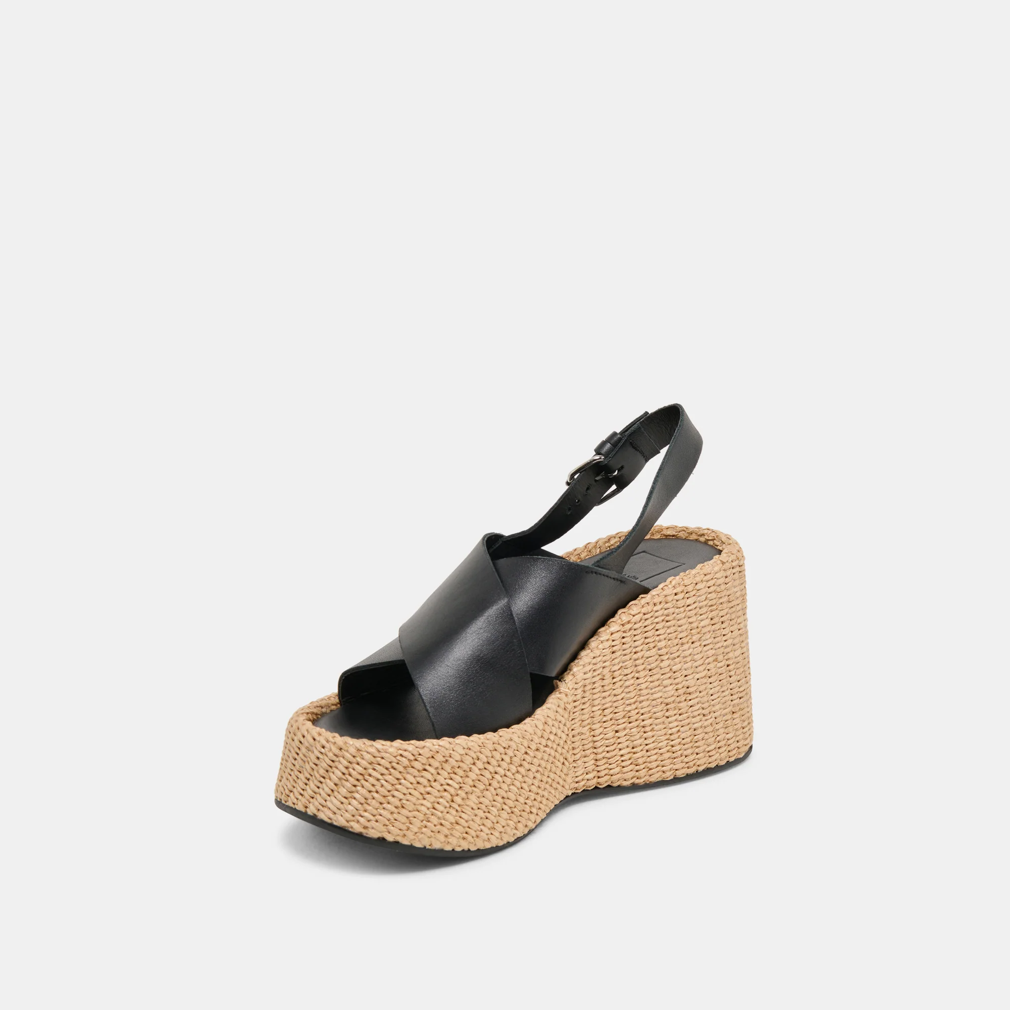 SKYLAR WEDGES BLACK LEATHER 14 SKYLAR WEDGES BLACK LEATHER