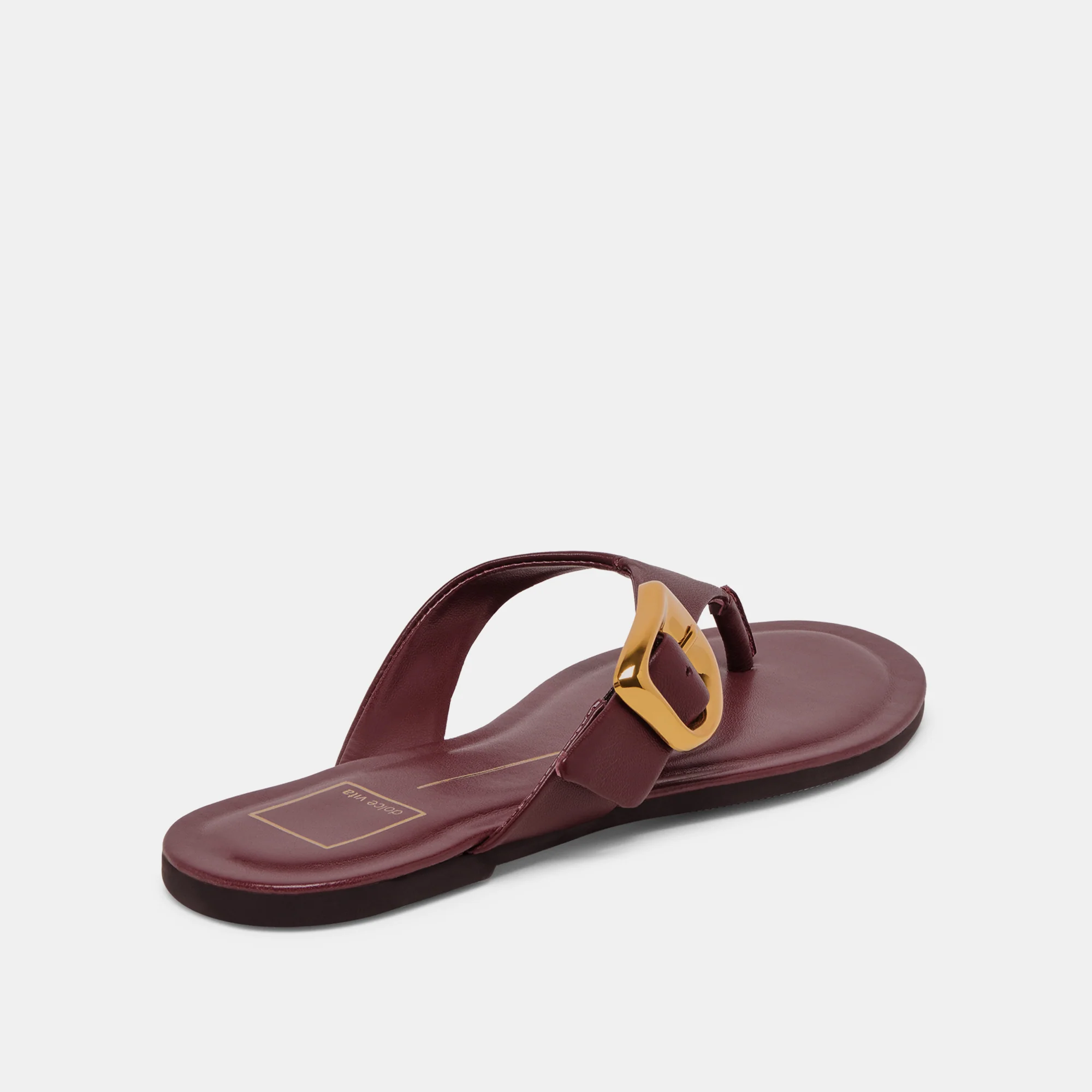 ROSSA SANDALS BURGUNDY LEATHER 12 ROSSA SANDALS BURGUNDY LEATHER