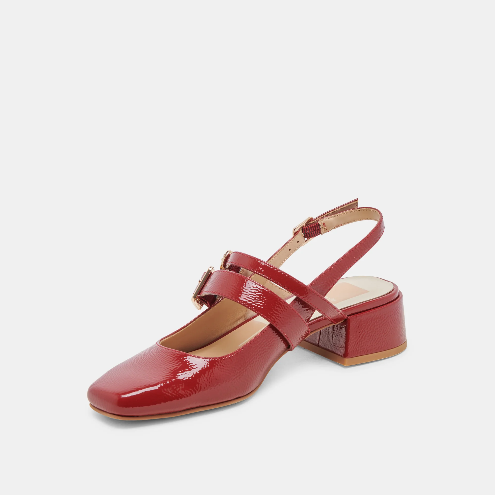 PATZY HEELS CRIMSON CRINKLE PATENT LEATHER 19 PATZY HEELS CRIMSON CRINKLE PATENT LEATHER