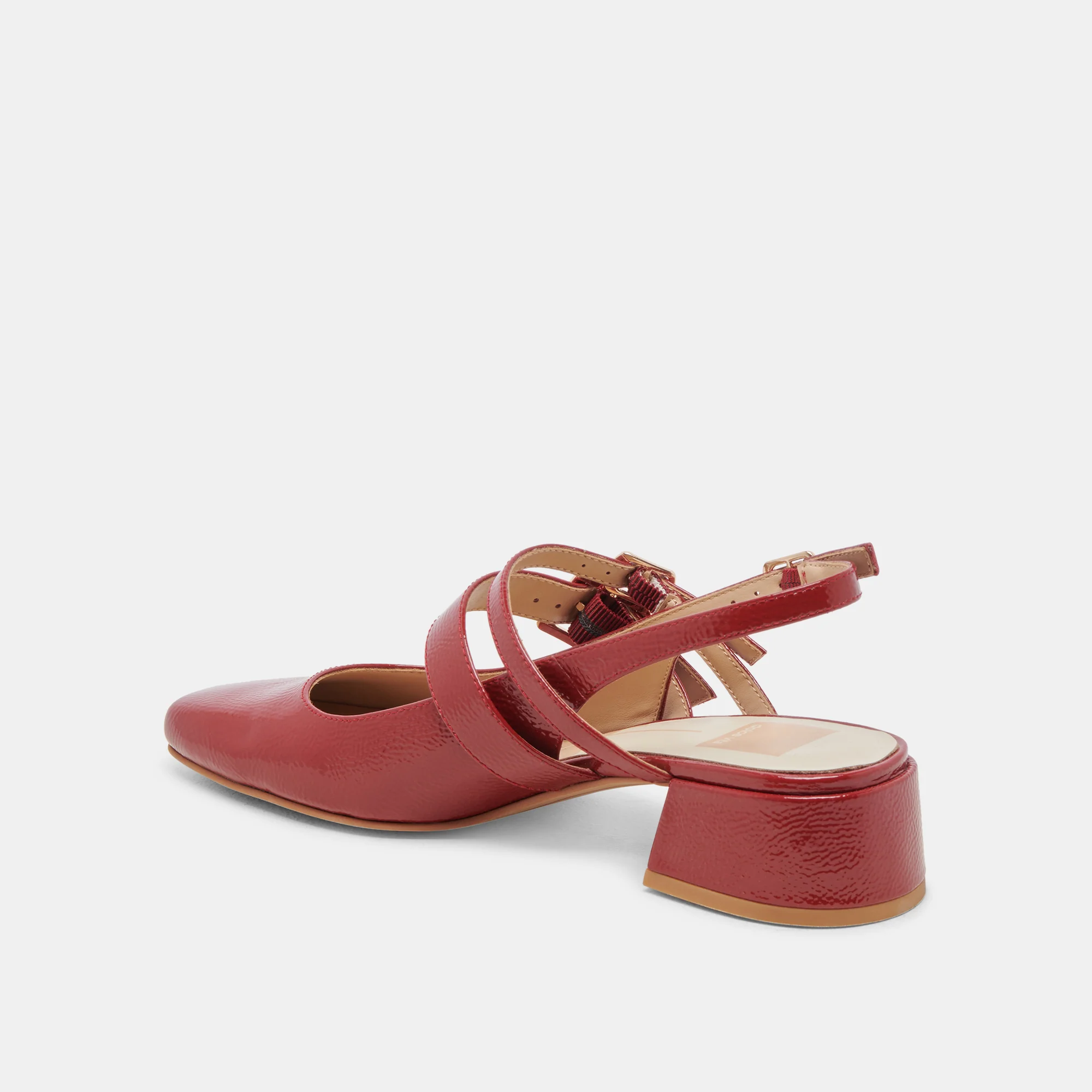PATZY HEELS CRIMSON CRINKLE PATENT LEATHER 20 PATZY HEELS CRIMSON CRINKLE PATENT LEATHER