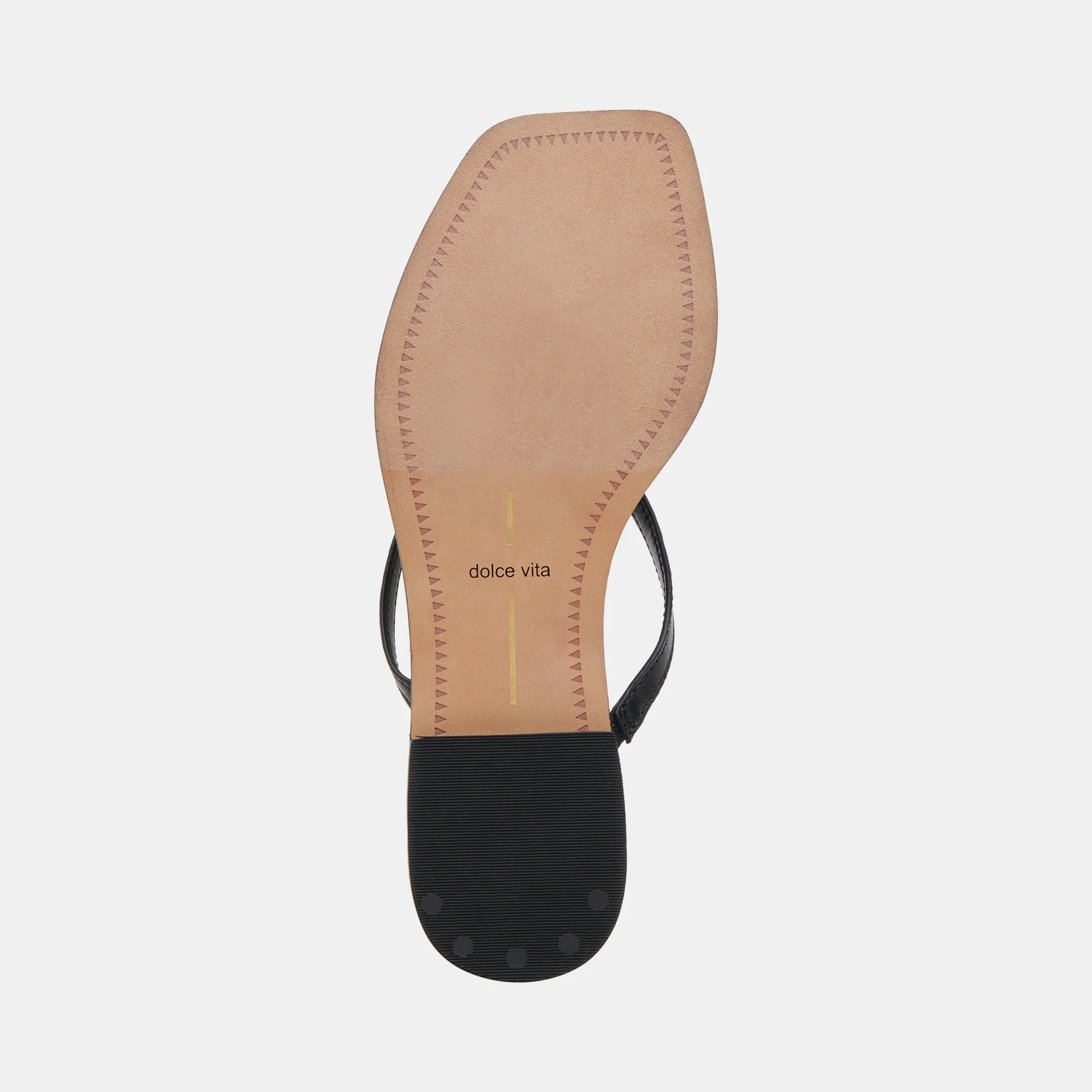 INDIGO SANDALS BLACK LEATHER - re:vita 18 INDIGO SANDALS BLACK LEATHER - re:vita