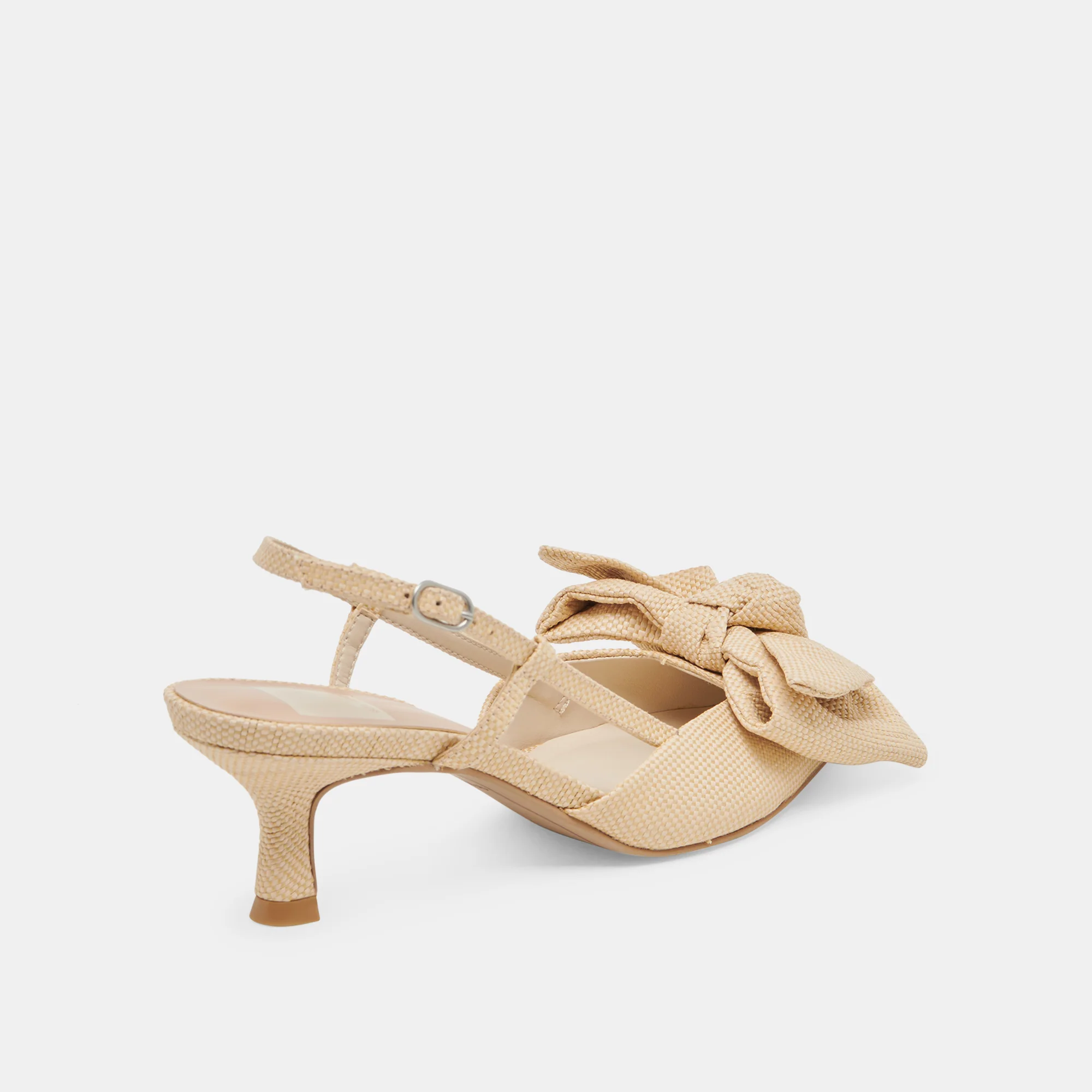 ODELA BOW HEELS NATURAL WOVEN RAFFIA 12 ODELA BOW HEELS NATURAL WOVEN RAFFIA