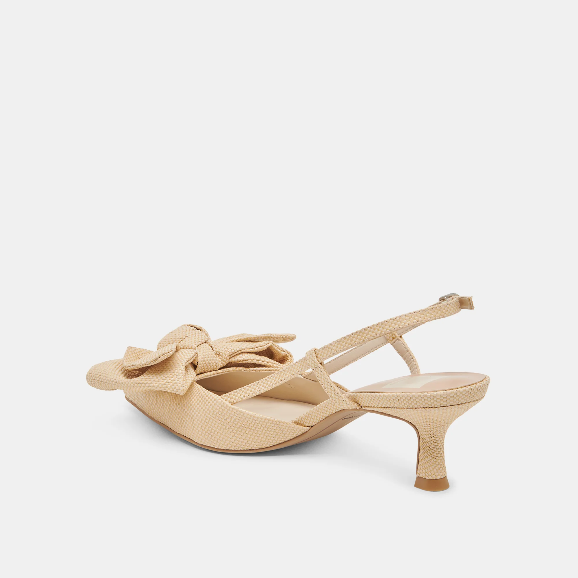 ODELA BOW HEELS NATURAL WOVEN RAFFIA 14 ODELA BOW HEELS NATURAL WOVEN RAFFIA