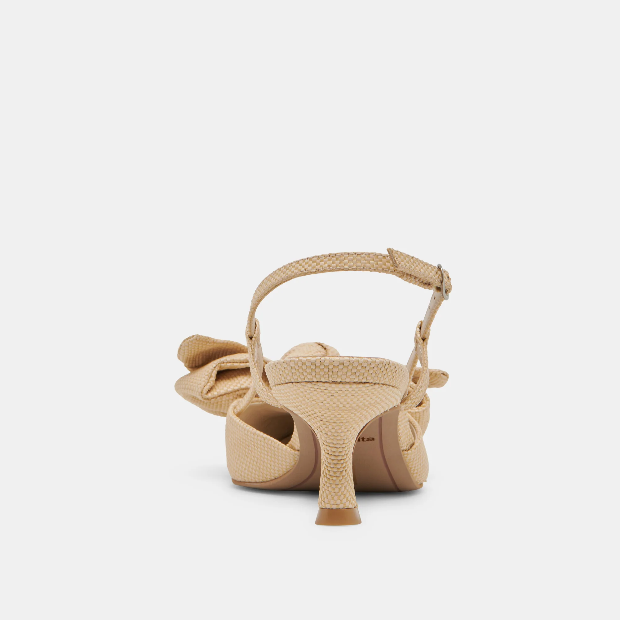 ODELA BOW HEELS NATURAL WOVEN RAFFIA 16 ODELA BOW HEELS NATURAL WOVEN RAFFIA