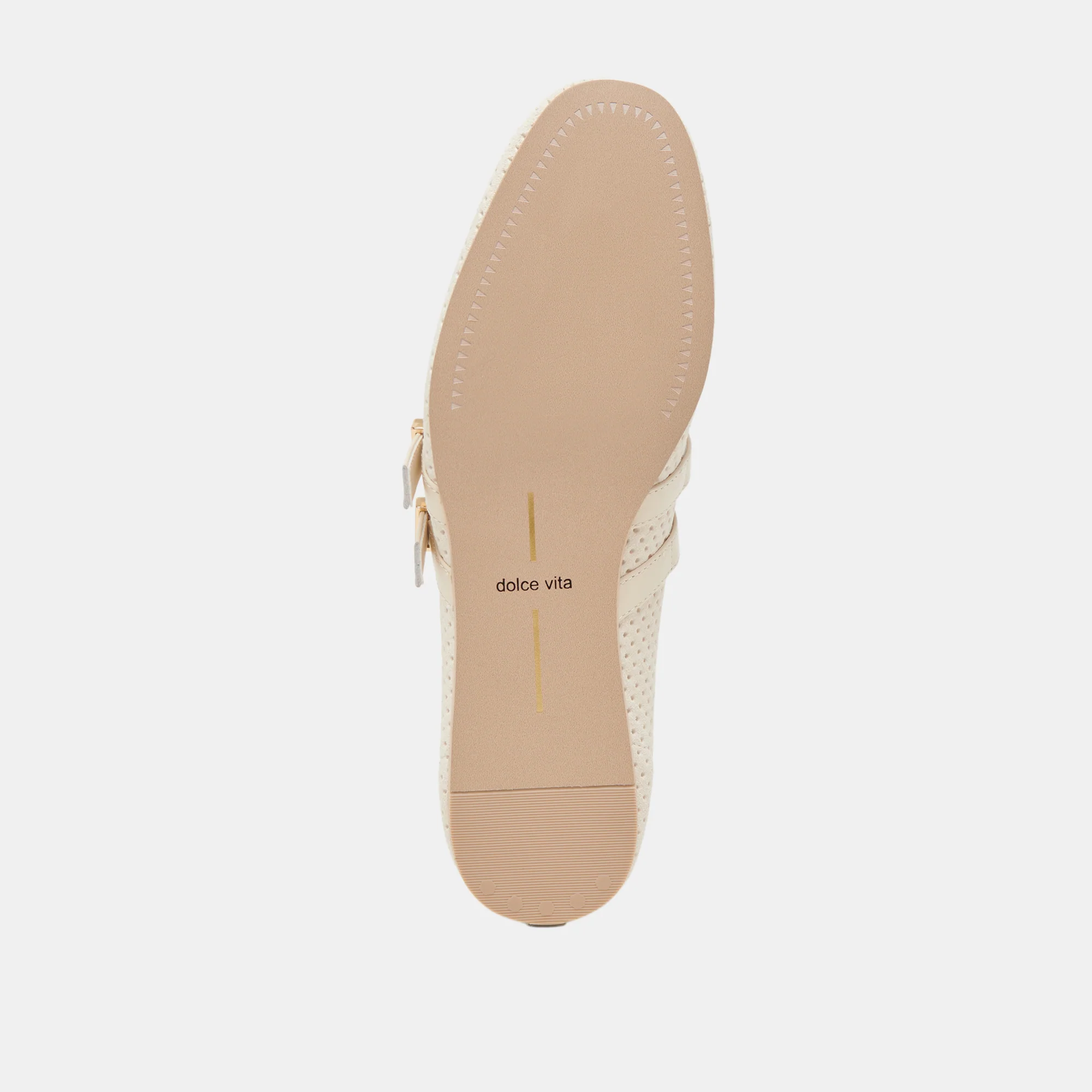 BAYLEE WIDE BALLET FLATS BONE PERFORATED SUEDE 18 BAYLEE WIDE BALLET FLATS BONE PERFORATED SUEDE