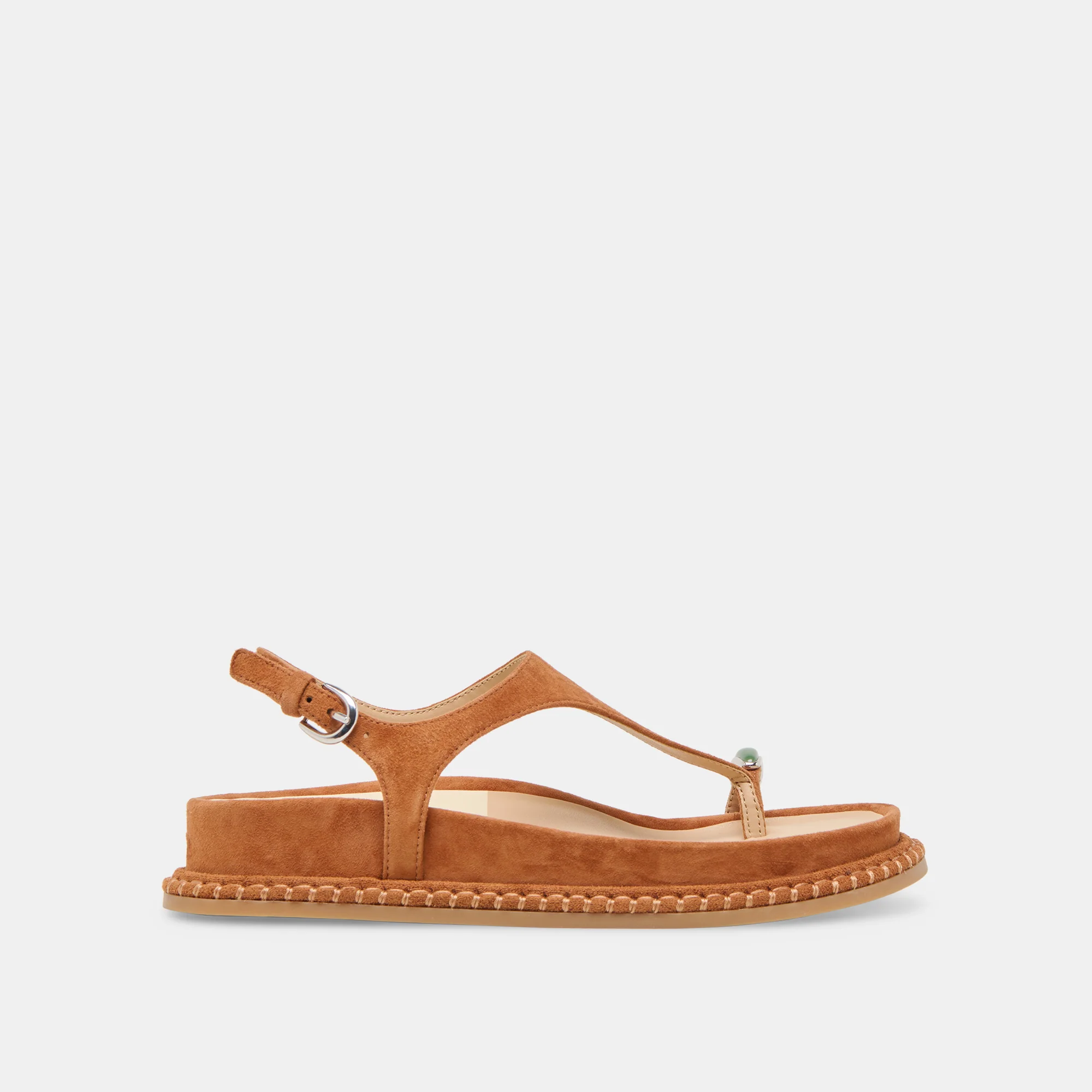 STEFAN GEMSTONE SANDALS CARAMEL SUEDE 1 STEFAN GEMSTONE SANDALS CARAMEL SUEDE