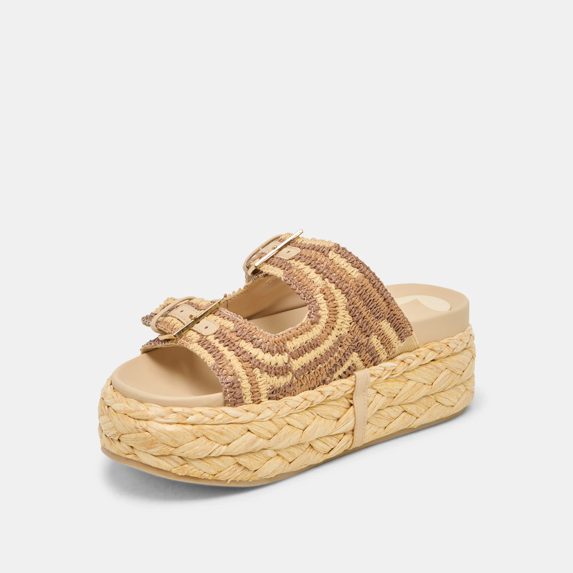 FALYN SANDALS BROWN NATURAL WOVEN RAFFIA 17 FALYN SANDALS BROWN NATURAL WOVEN RAFFIA
