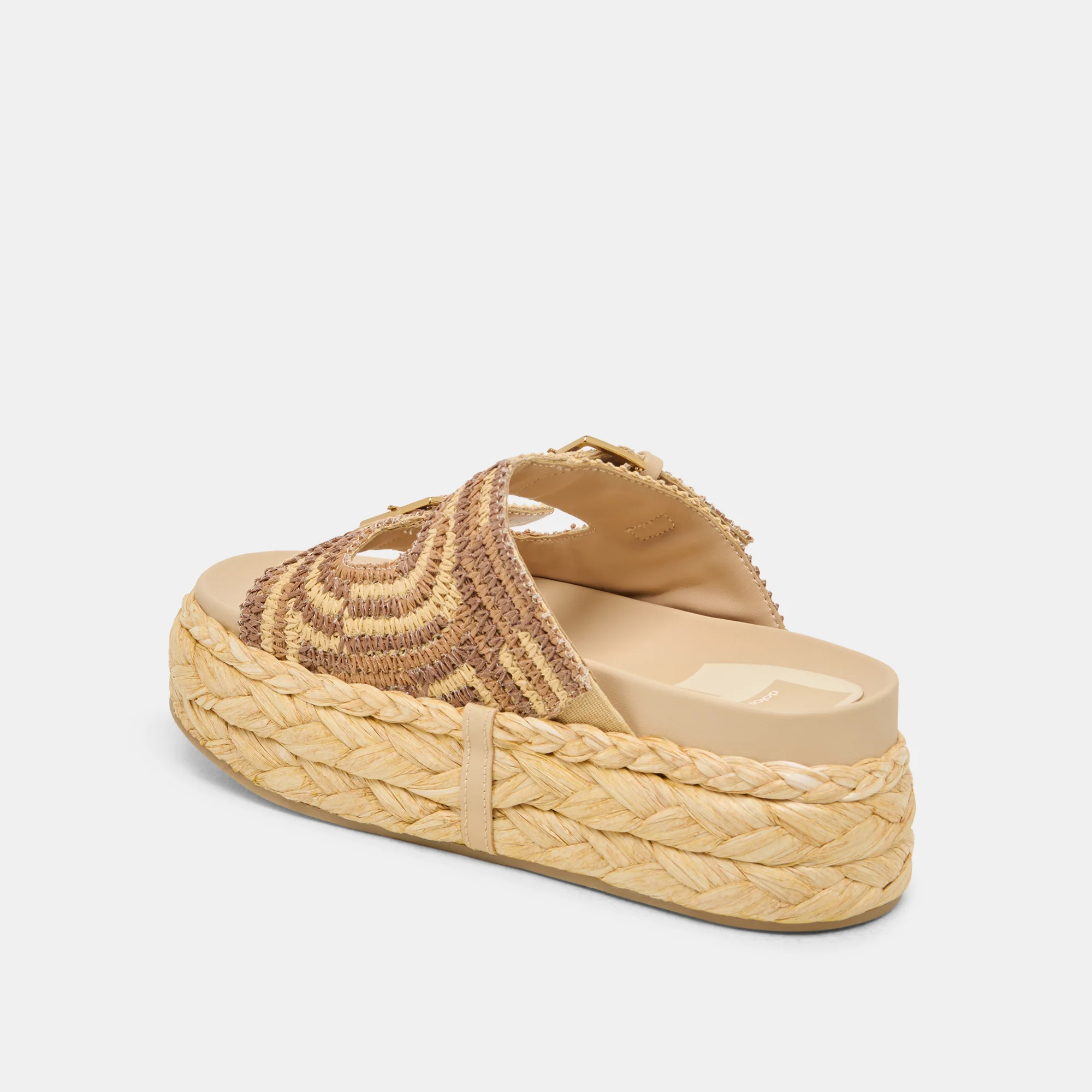 FALYN SANDALS BROWN NATURAL WOVEN RAFFIA 18 FALYN SANDALS BROWN NATURAL WOVEN RAFFIA