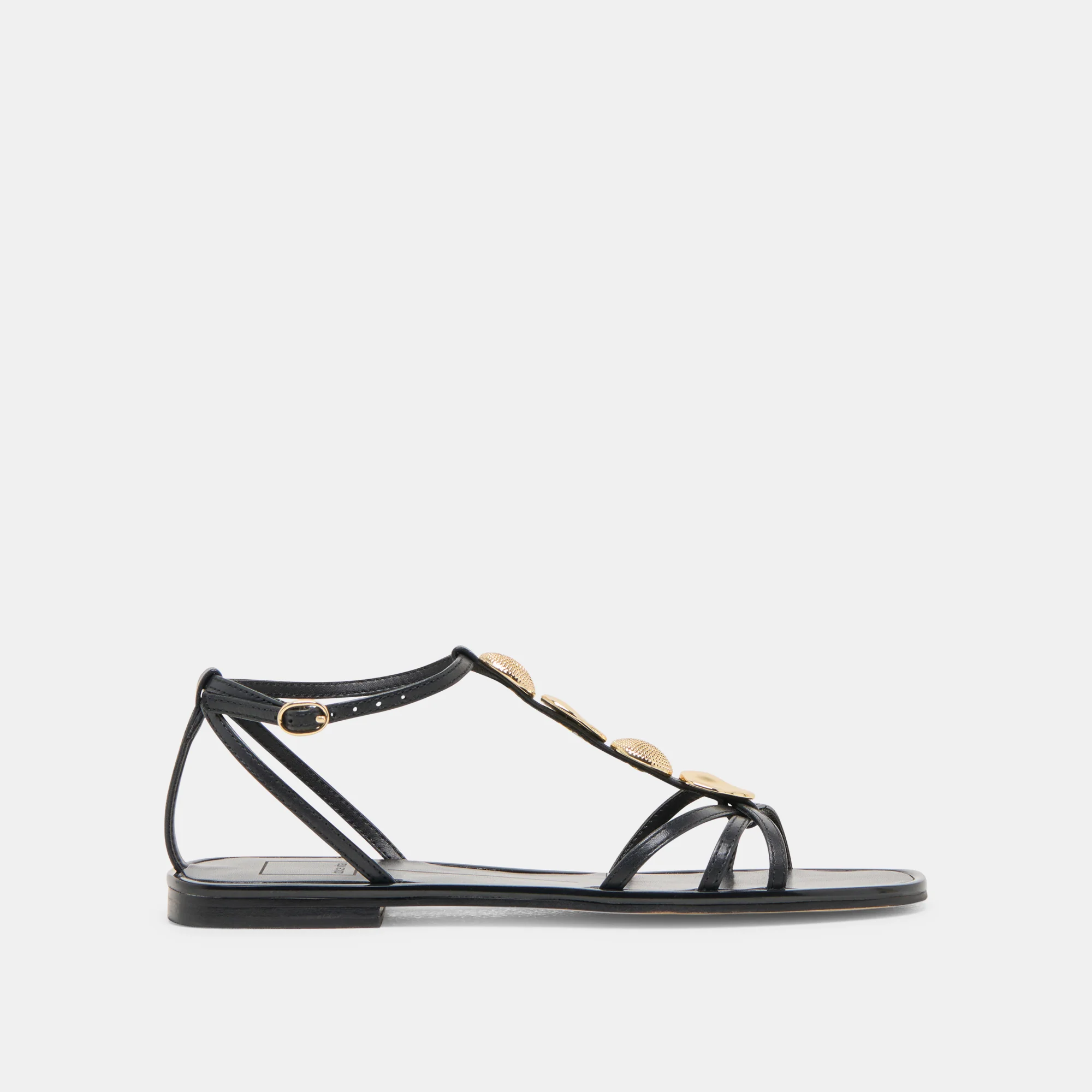 FAUN SANDALS BLACK LEATHER 1 FAUN SANDALS BLACK LEATHER