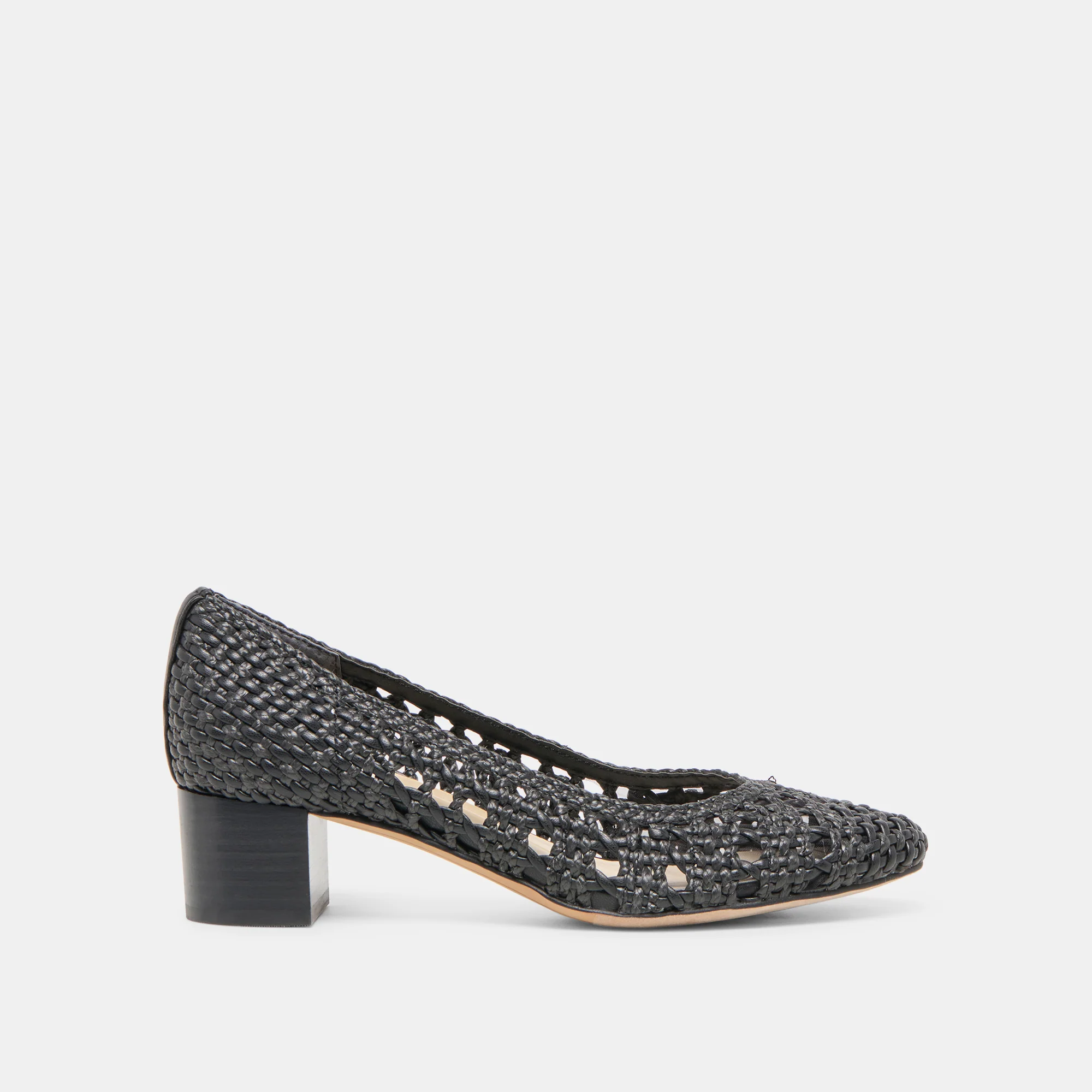 LULA HEELS BLACK WOVEN RAFFIA 1 LULA HEELS BLACK WOVEN RAFFIA