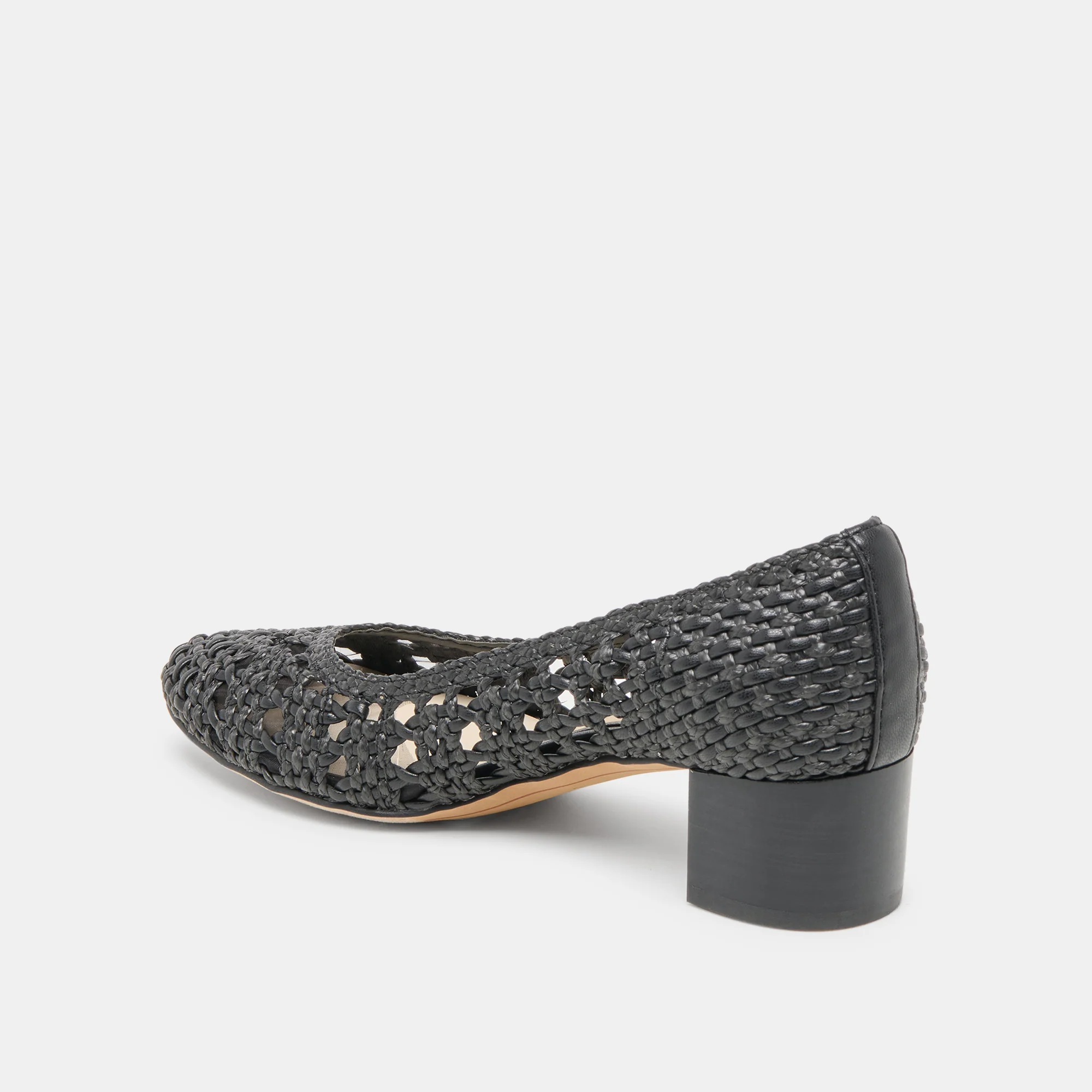 LULA HEELS BLACK WOVEN RAFFIA 14 LULA HEELS BLACK WOVEN RAFFIA