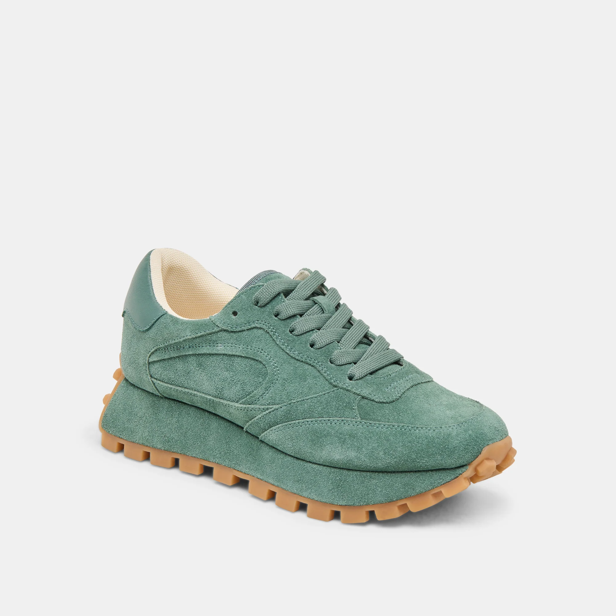 TRICIA SNEAKERS DK GREEN SUEDE 11 TRICIA SNEAKERS DK GREEN SUEDE