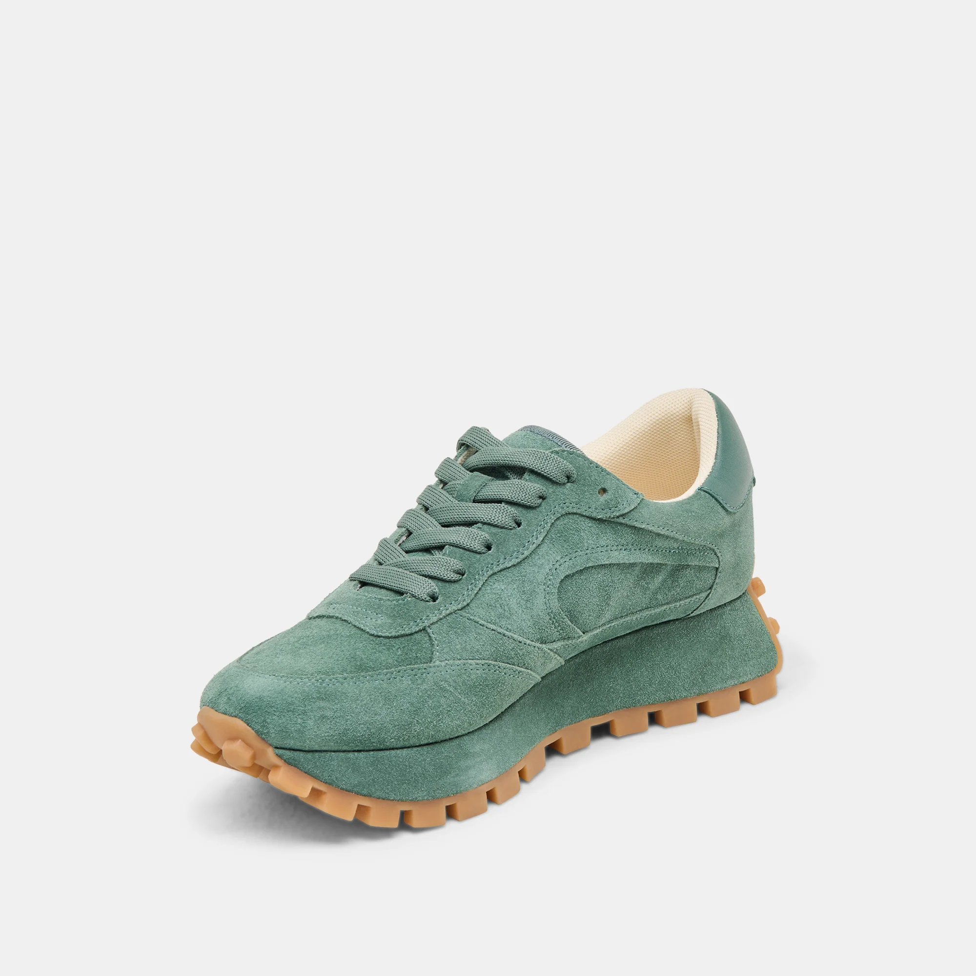 TRICIA SNEAKERS DK GREEN SUEDE 13 TRICIA SNEAKERS DK GREEN SUEDE