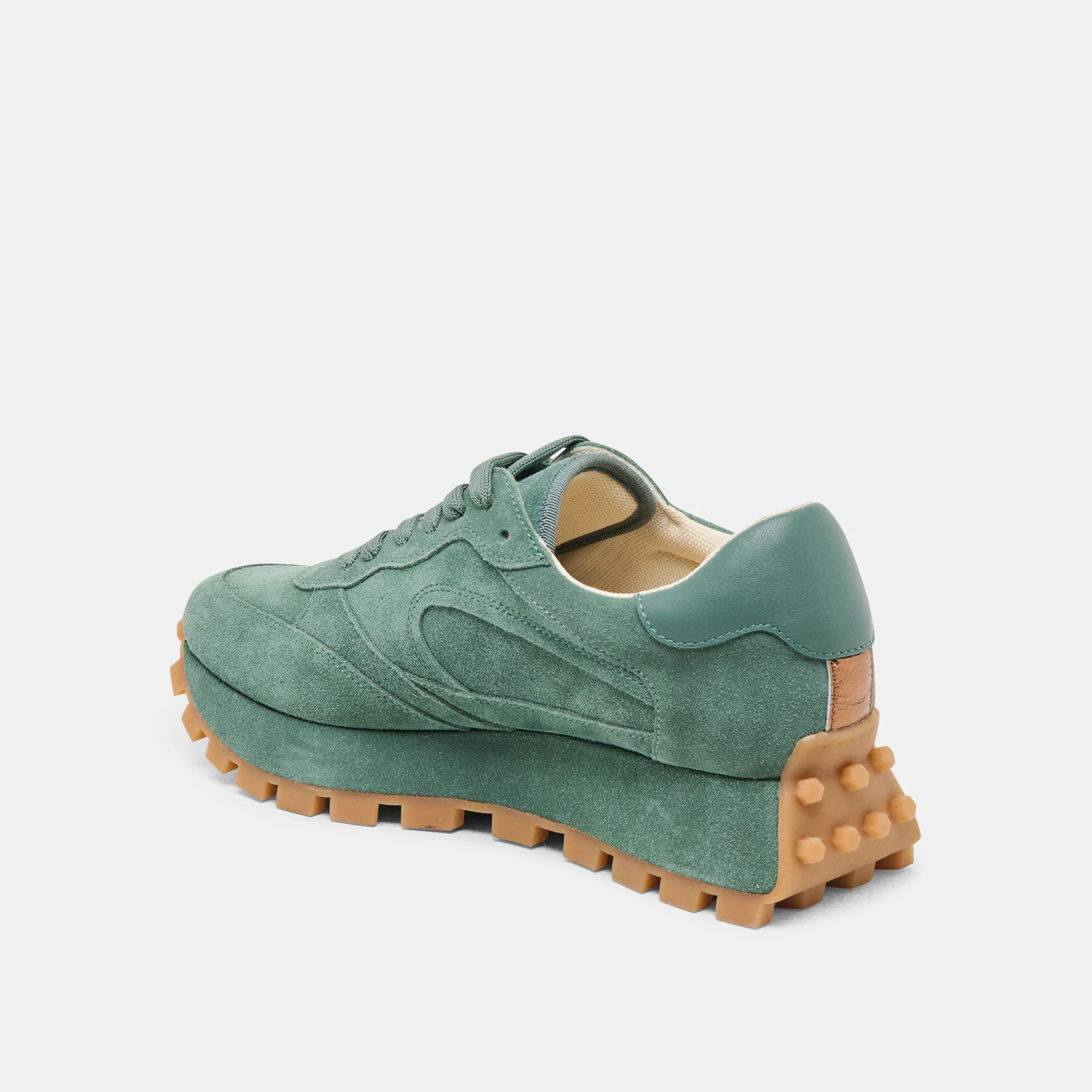 TRICIA SNEAKERS DK GREEN SUEDE 14 TRICIA SNEAKERS DK GREEN SUEDE