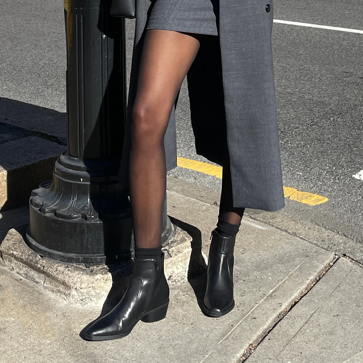 FAHARI H2O BOOTIES BLACK LEATHER 16 FAHARI H2O BOOTIES BLACK LEATHER