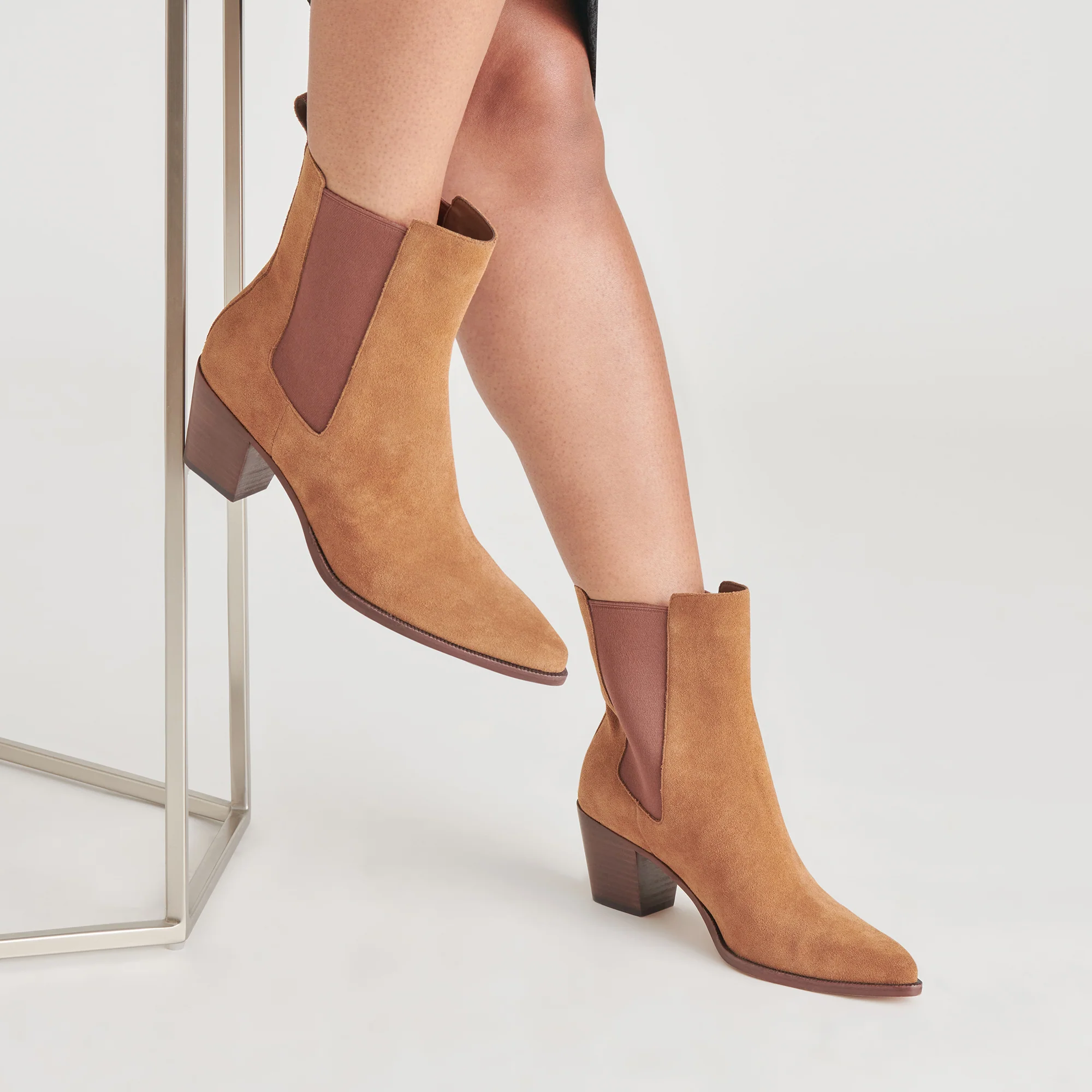 SHADIE H2O WIDE BOOTIES BROWN SUEDE 15 SHADIE H2O WIDE BOOTIES BROWN SUEDE