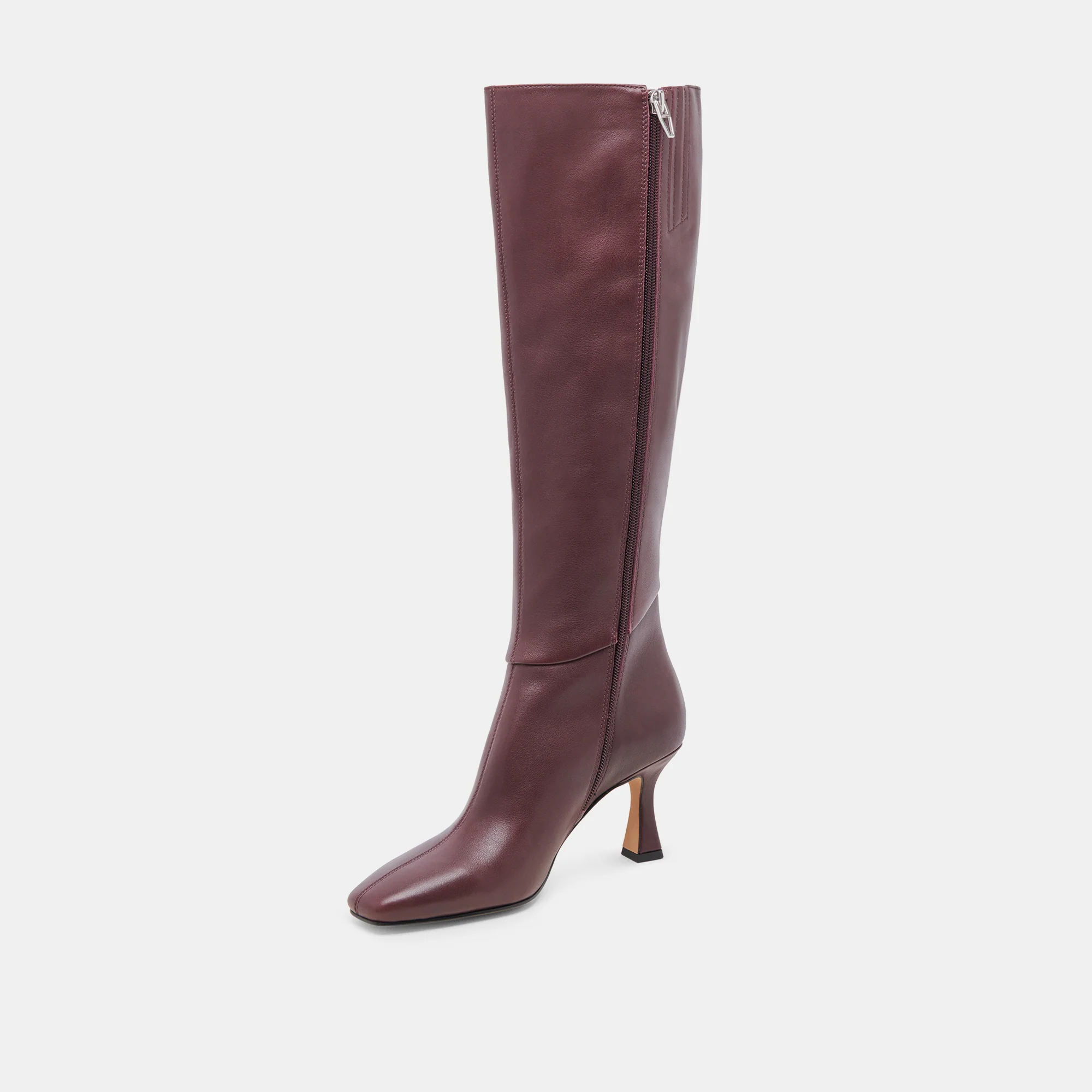 GYRA WIDE CALF BOOTS WINE LEATHER 15 GYRA WIDE CALF BOOTS WINE LEATHER