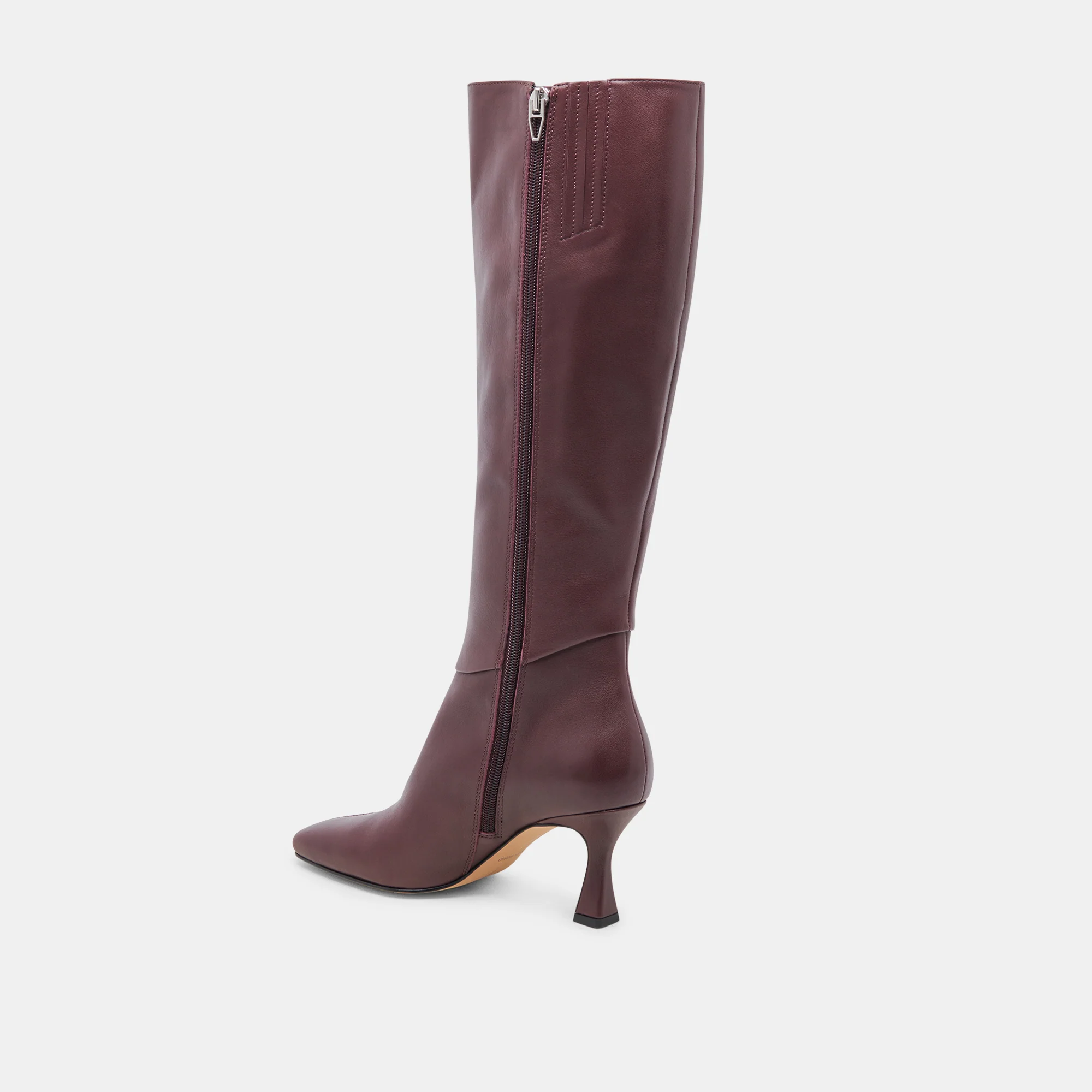 GYRA WIDE CALF BOOTS WINE LEATHER 18 GYRA WIDE CALF BOOTS WINE LEATHER