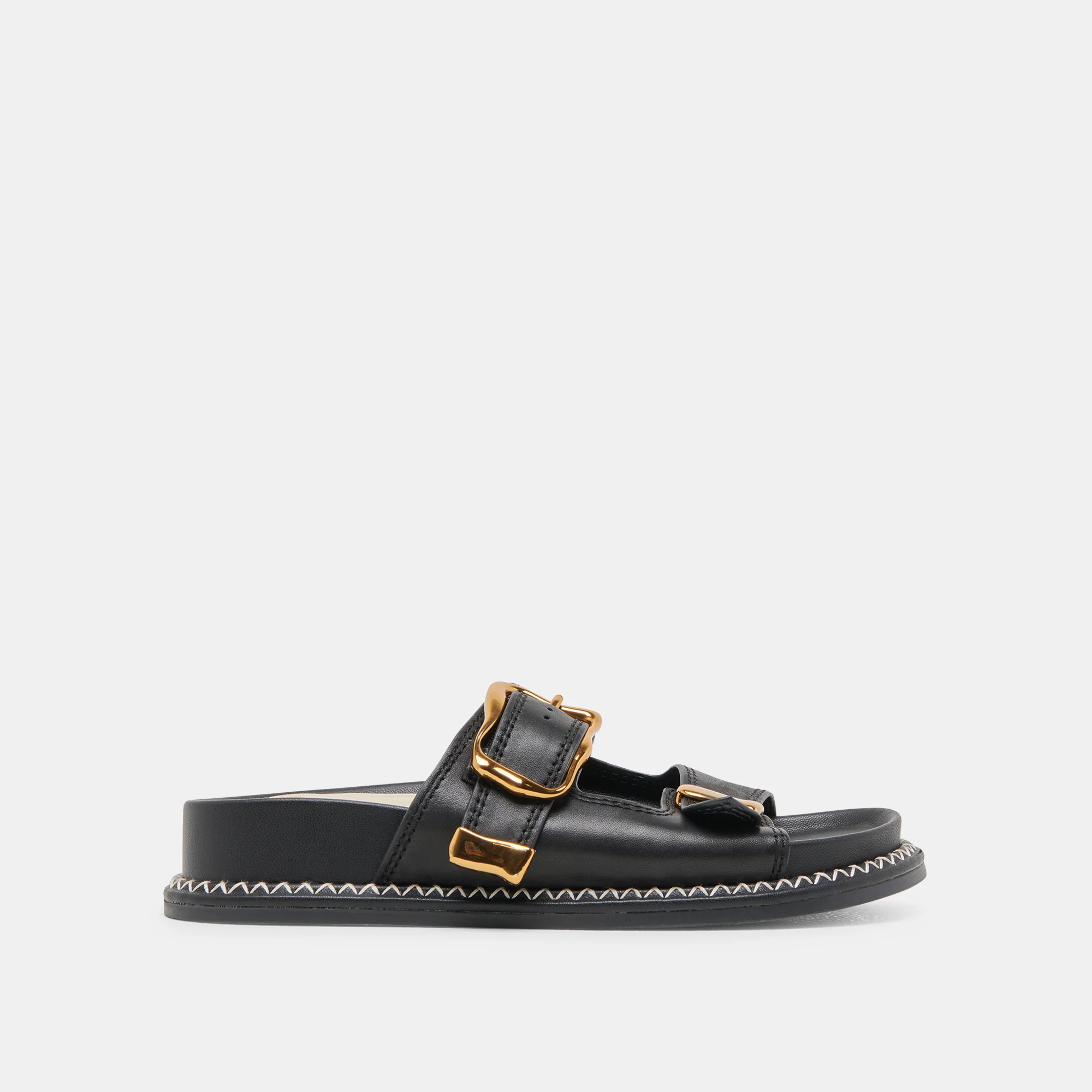 SEVANA SANDALS BLACK LEATHER 1 SEVANA SANDALS BLACK LEATHER