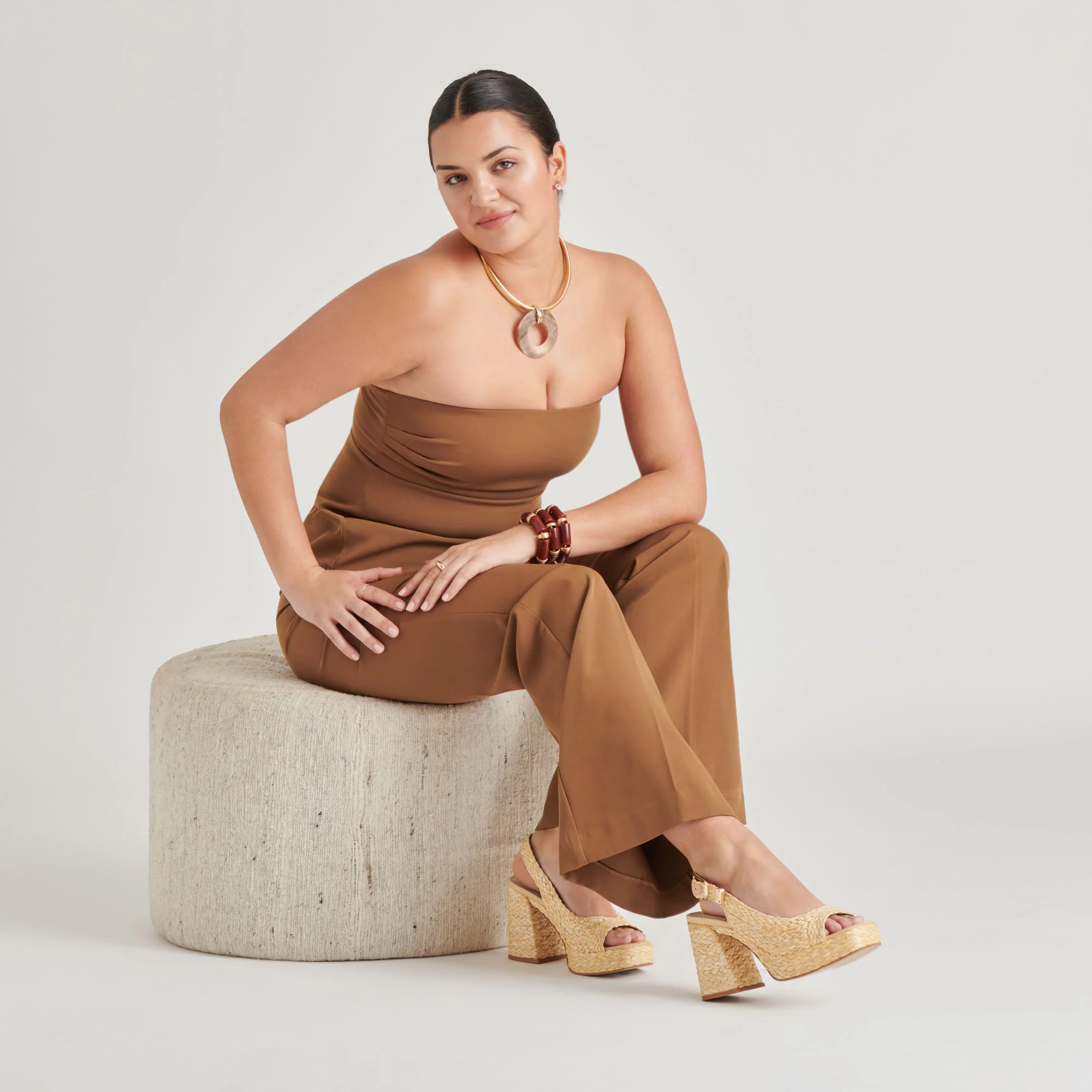 FLORES HEELS NATURAL RAFFIA 13 FLORES HEELS NATURAL RAFFIA
