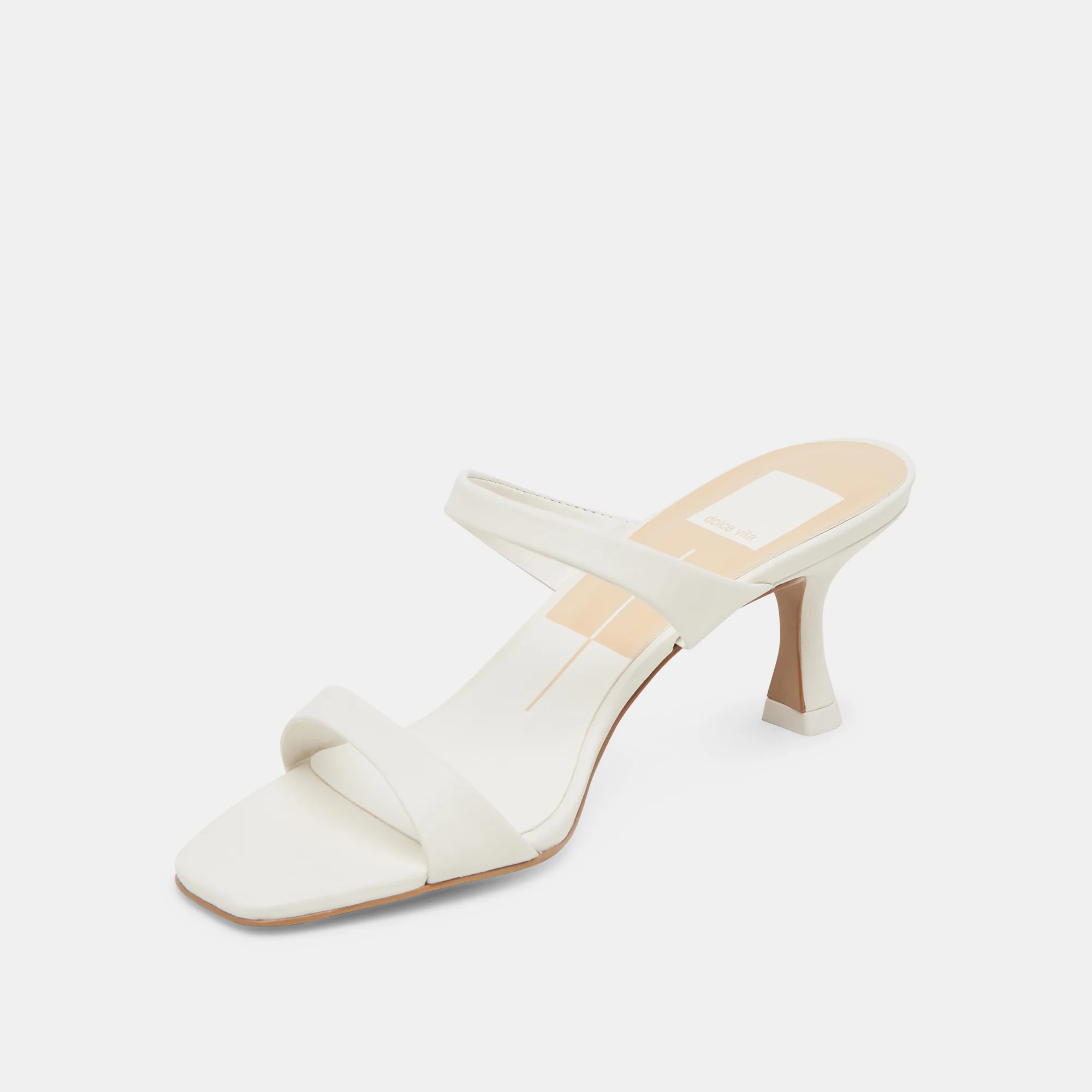 GENORA WIDE HEELS WHITE LEATHER 13 GENORA WIDE HEELS WHITE LEATHER