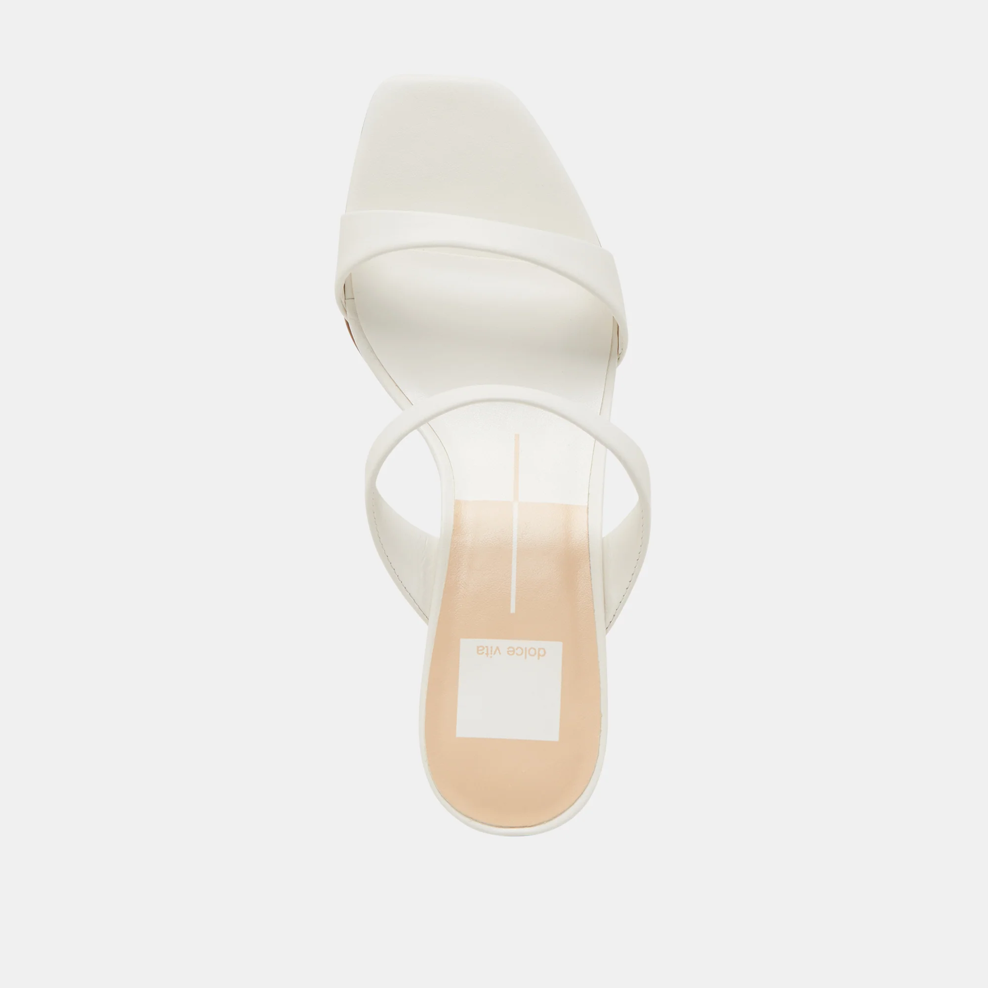GENORA WIDE HEELS WHITE LEATHER 17 GENORA WIDE HEELS WHITE LEATHER