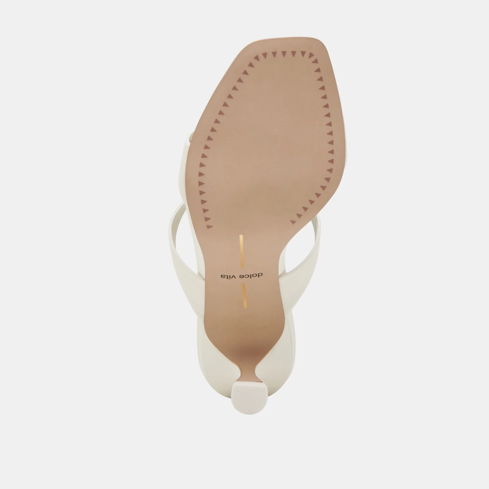 GENORA WIDE HEELS WHITE LEATHER 18 GENORA WIDE HEELS WHITE LEATHER