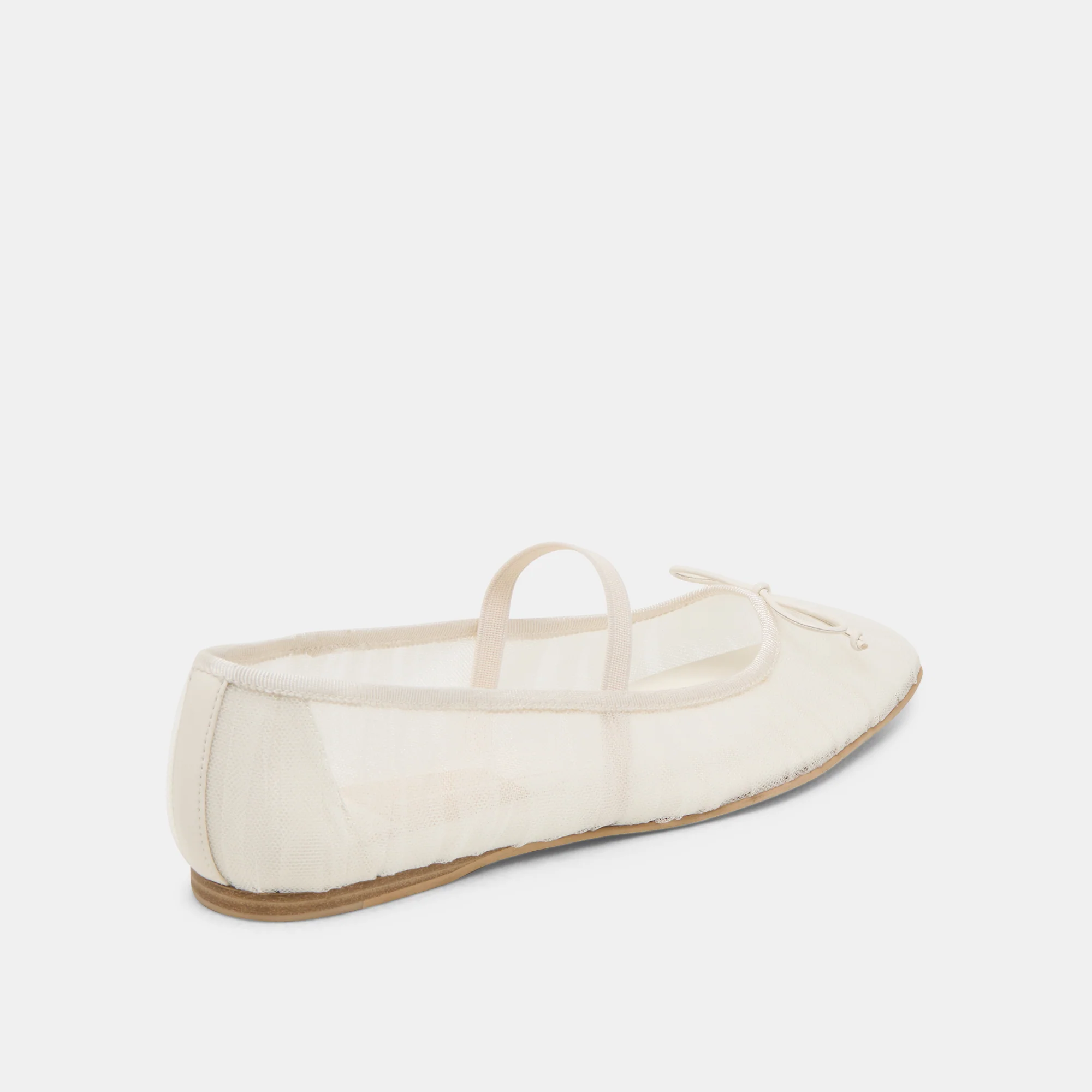 RAEVEN BALLET FLATS WHITE TULLE 12 RAEVEN BALLET FLATS WHITE TULLE