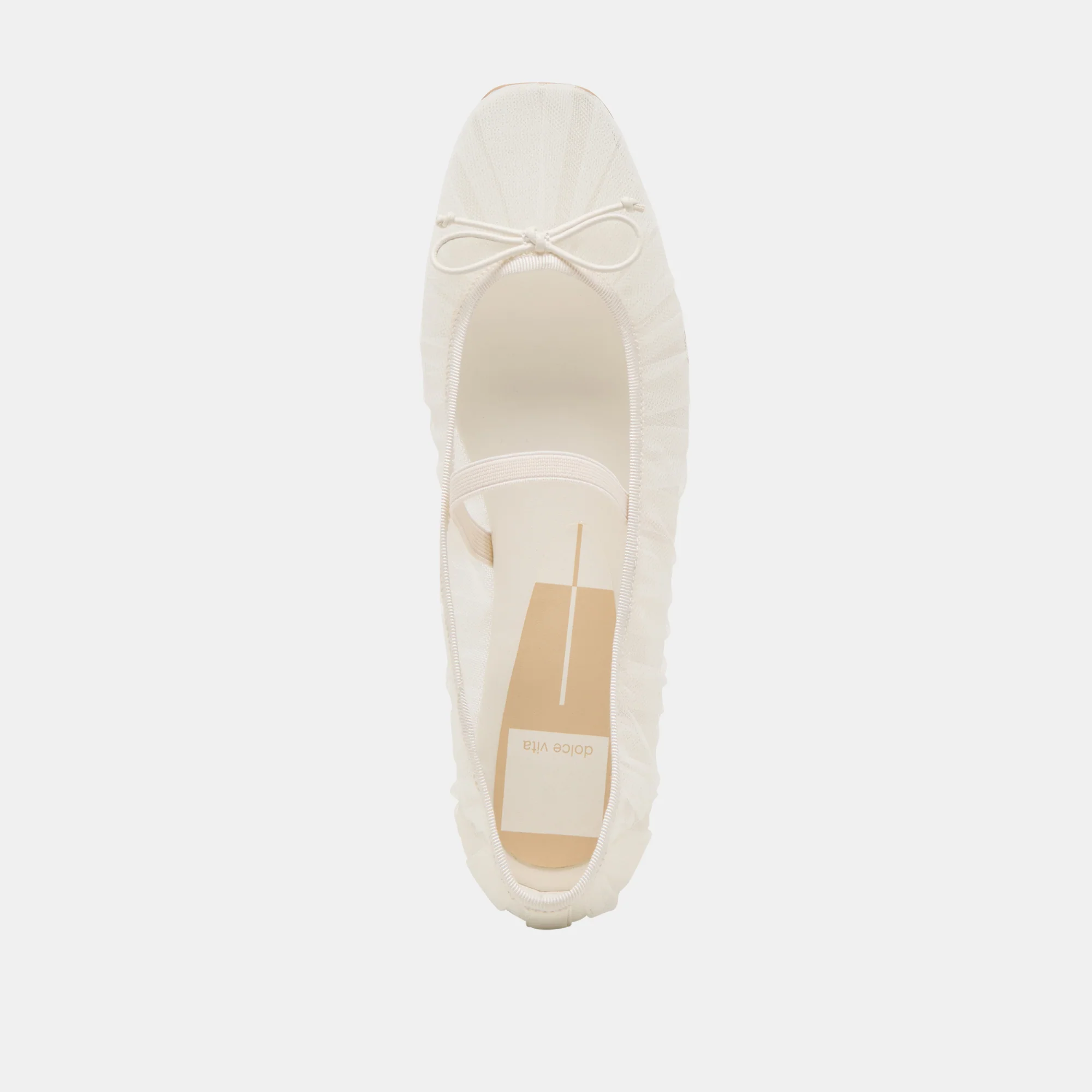 RAEVEN BALLET FLATS WHITE TULLE 17 RAEVEN BALLET FLATS WHITE TULLE