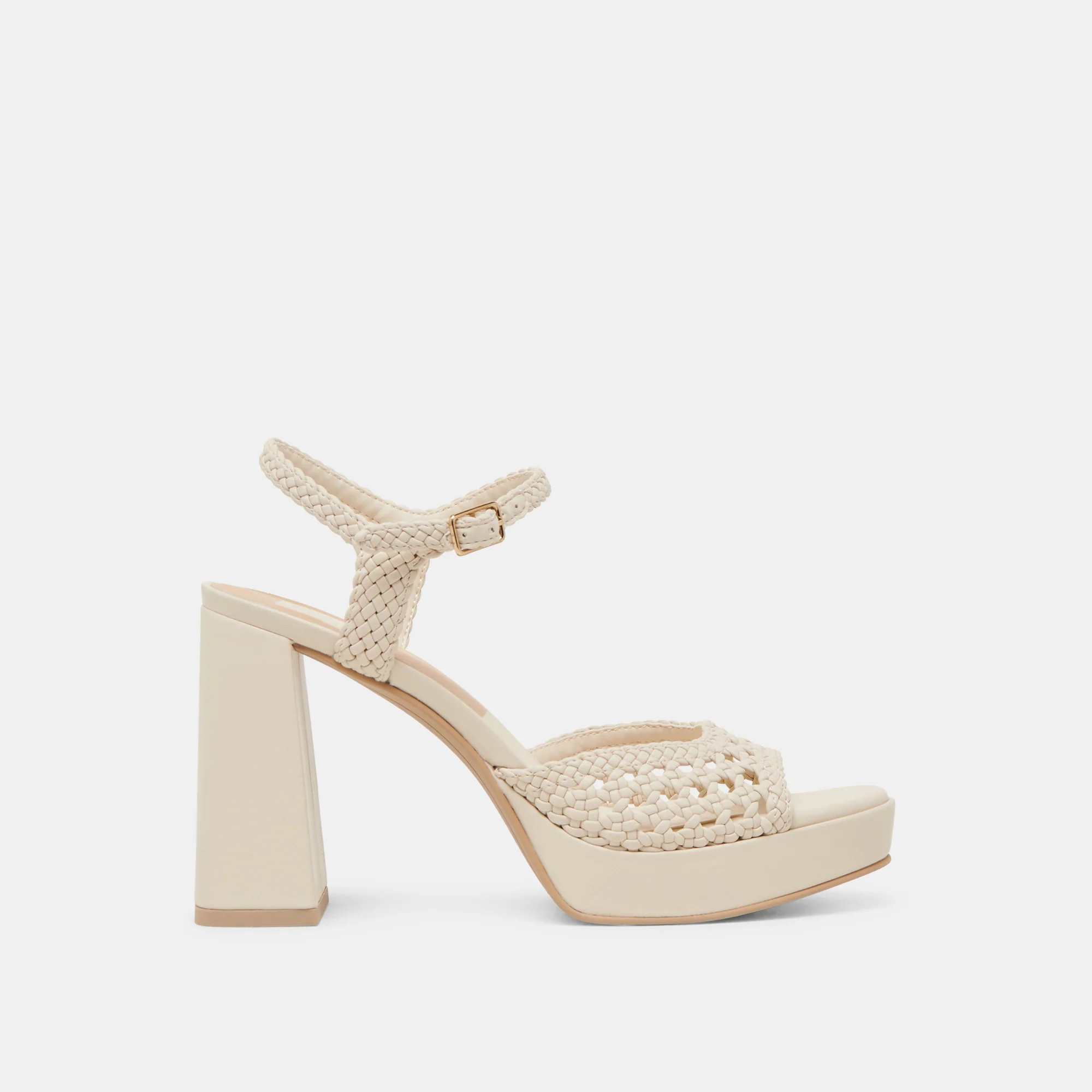 PEYTEN WIDE HEELS CREME WOVEN STELLA 1 PEYTEN WIDE HEELS CREME WOVEN STELLA