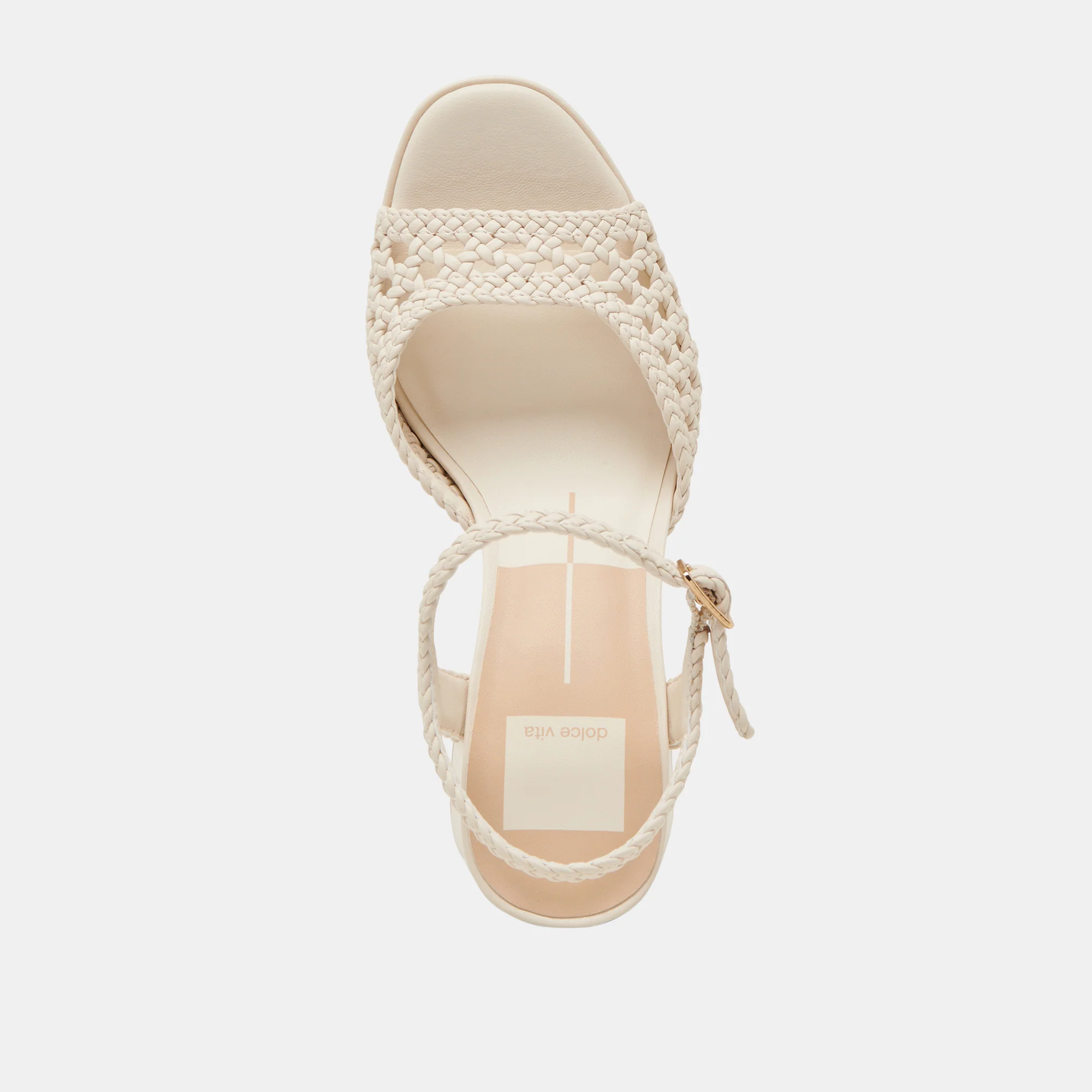 PEYTEN WIDE HEELS CREME WOVEN STELLA 17 PEYTEN WIDE HEELS CREME WOVEN STELLA