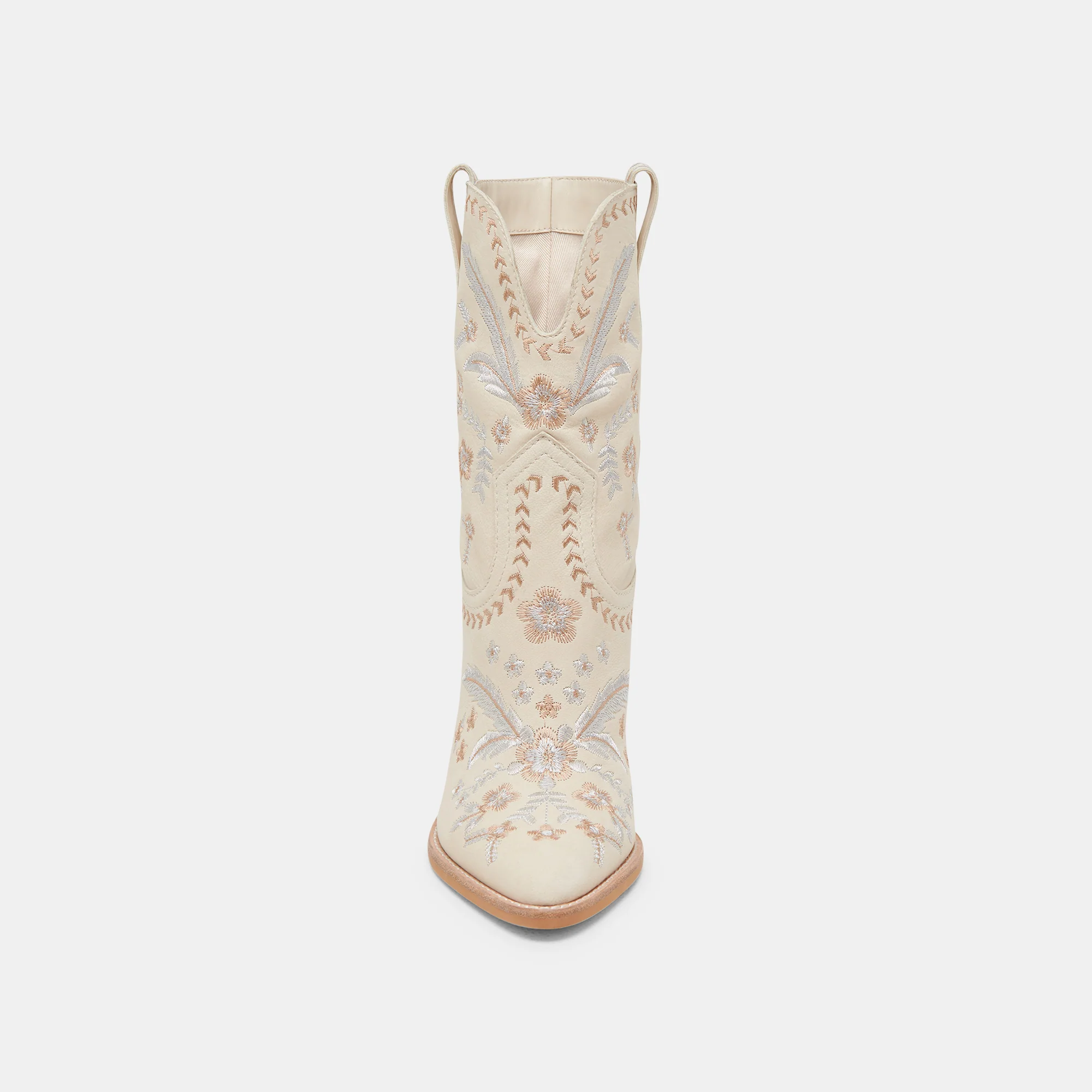JESSEY FLORAL BOOTS CREME NUBUCK 19 JESSEY FLORAL BOOTS CREME NUBUCK