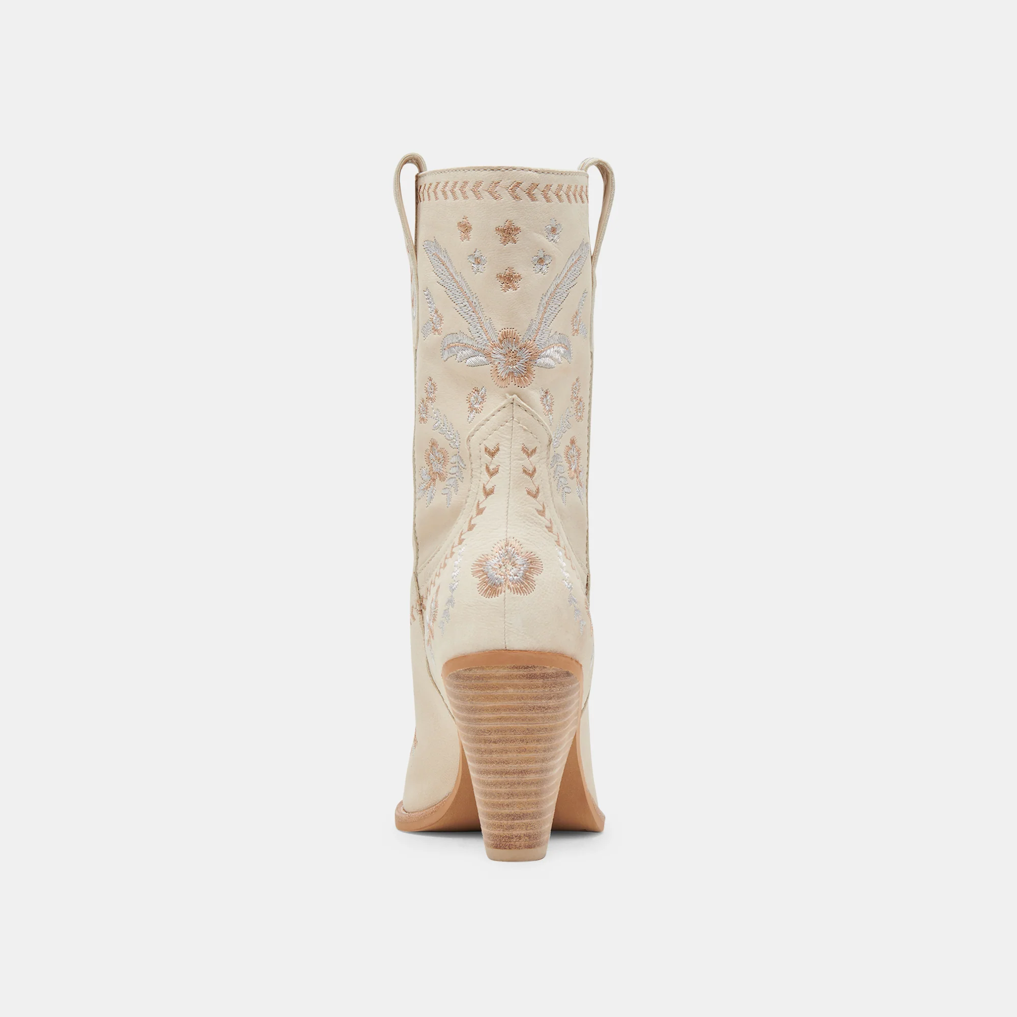 JESSEY FLORAL BOOTS CREME NUBUCK 20 JESSEY FLORAL BOOTS CREME NUBUCK