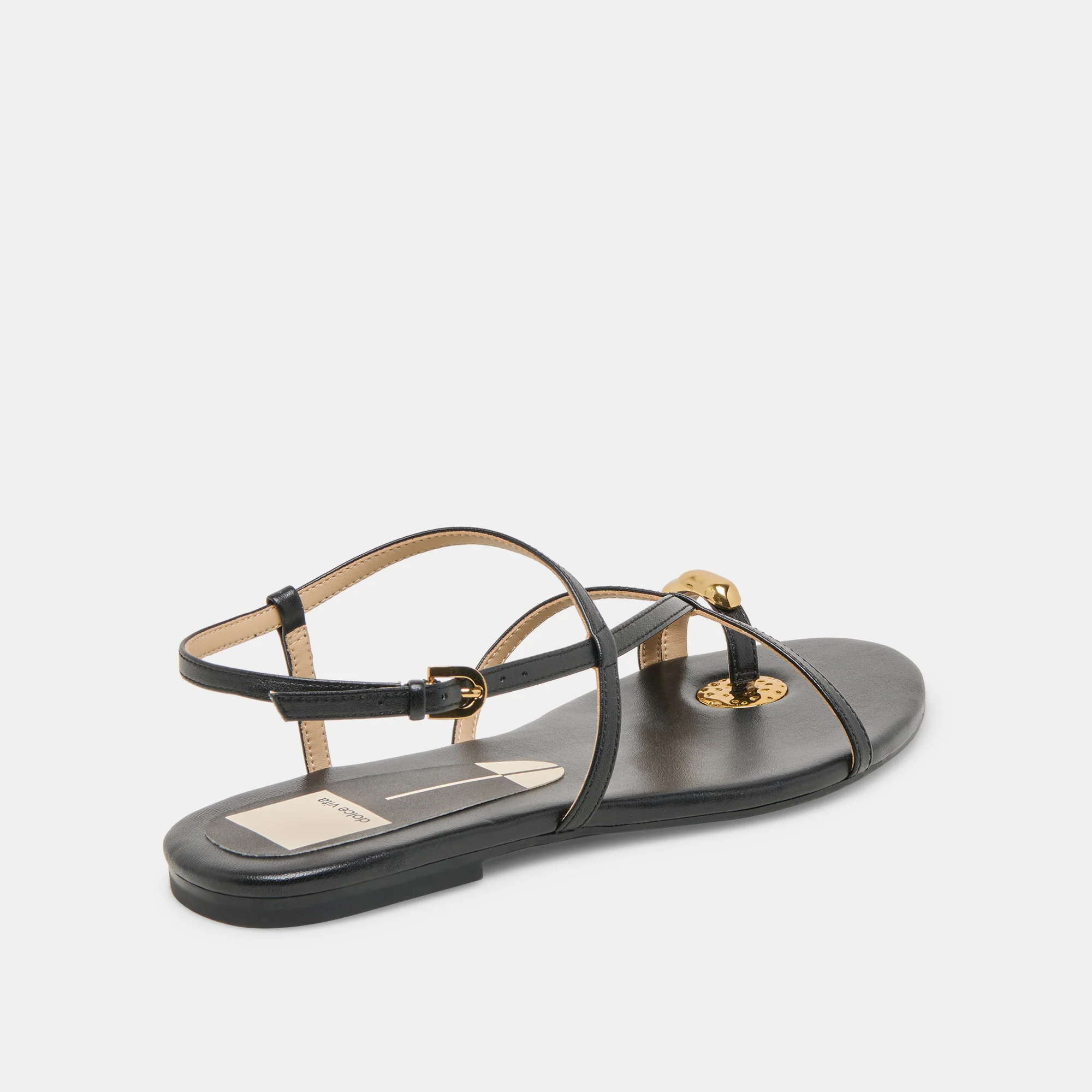 KESHA SANDALS BLACK LEATHER 12 KESHA SANDALS BLACK LEATHER